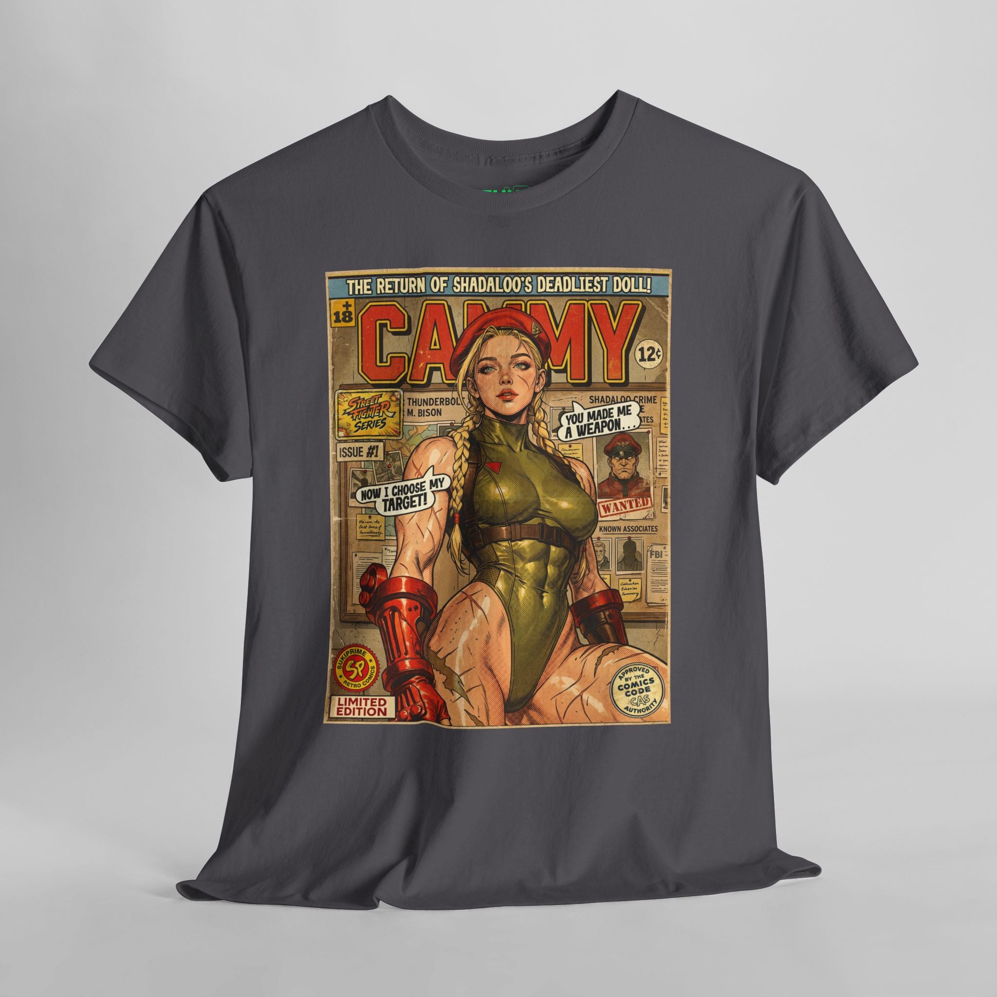 Cammy Street Fighter Comic Art T-Shirt