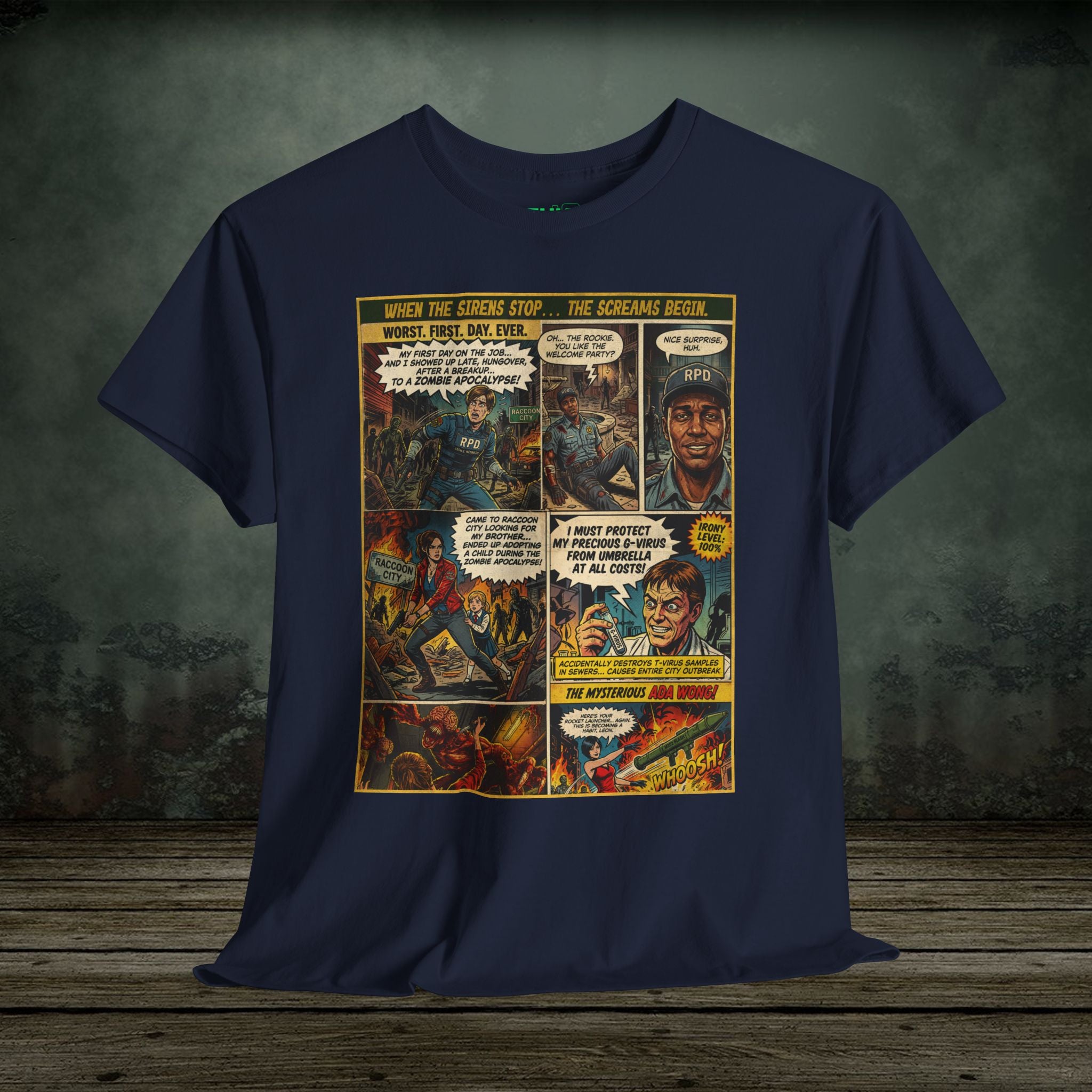 Resident Evil 2 | Vintage Retro Gaming T-Shirt
