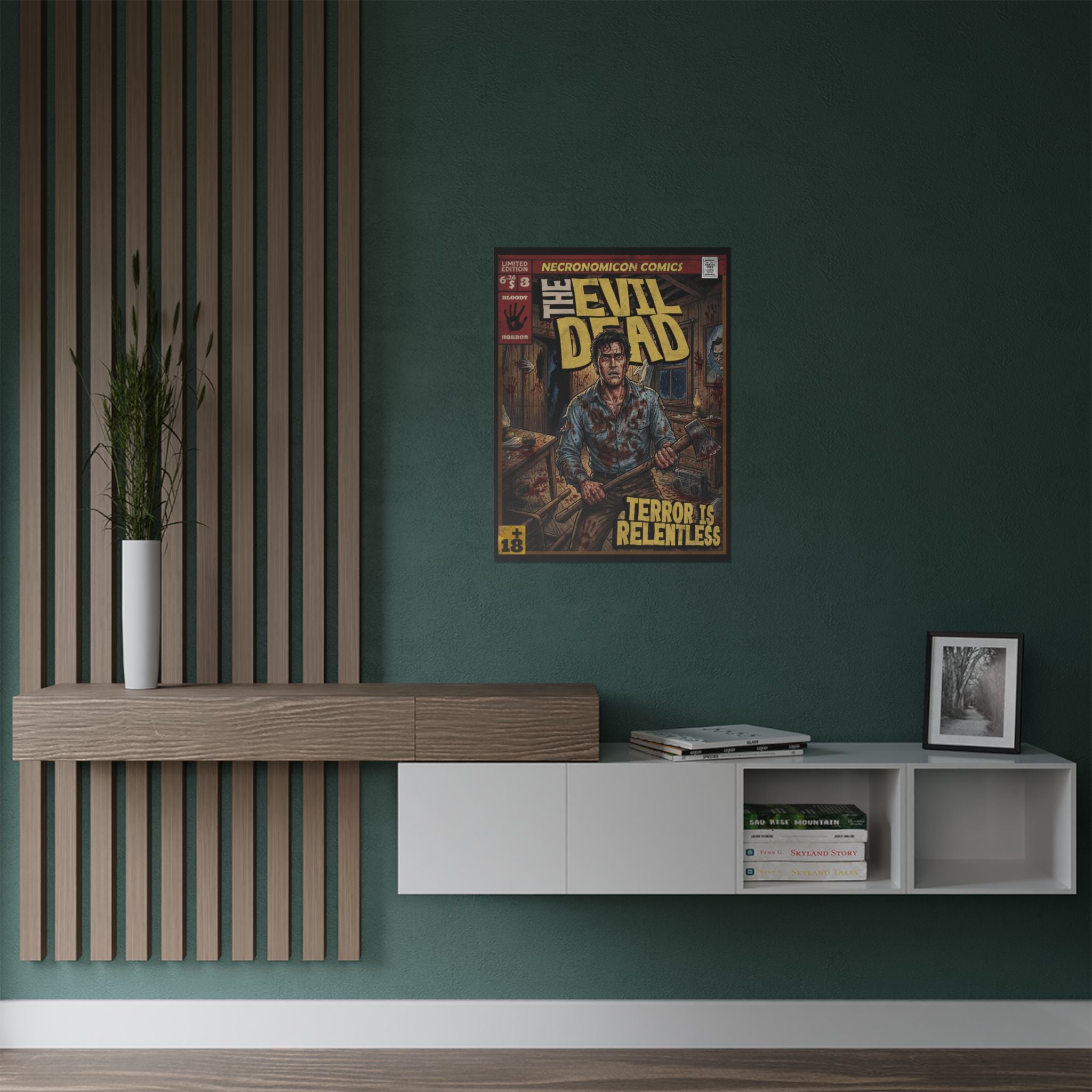 The Evil Dead Movie Comic Satin Poster (300gsm) 18″ x 24″ (Vertical)