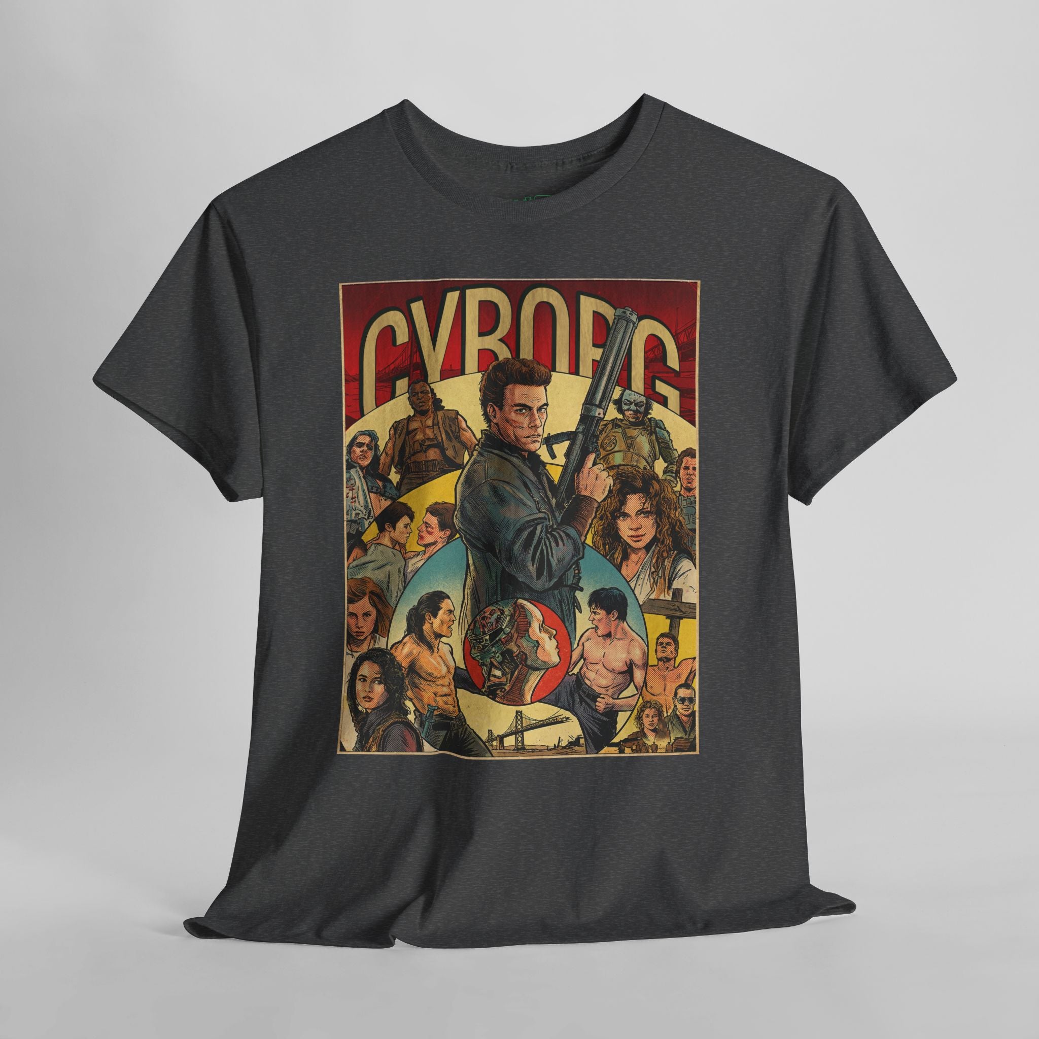 Cyborg Vintage Retro Comic Cover T-Shirt