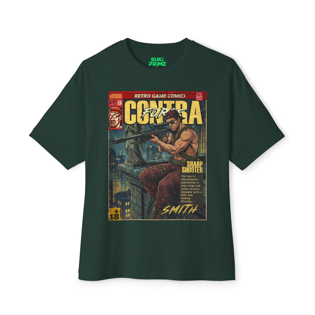 Contra Force Comic Cover Oversized T-Shirt