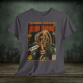 Alien Marine Vintage Comic Art Gaming T-Shirt