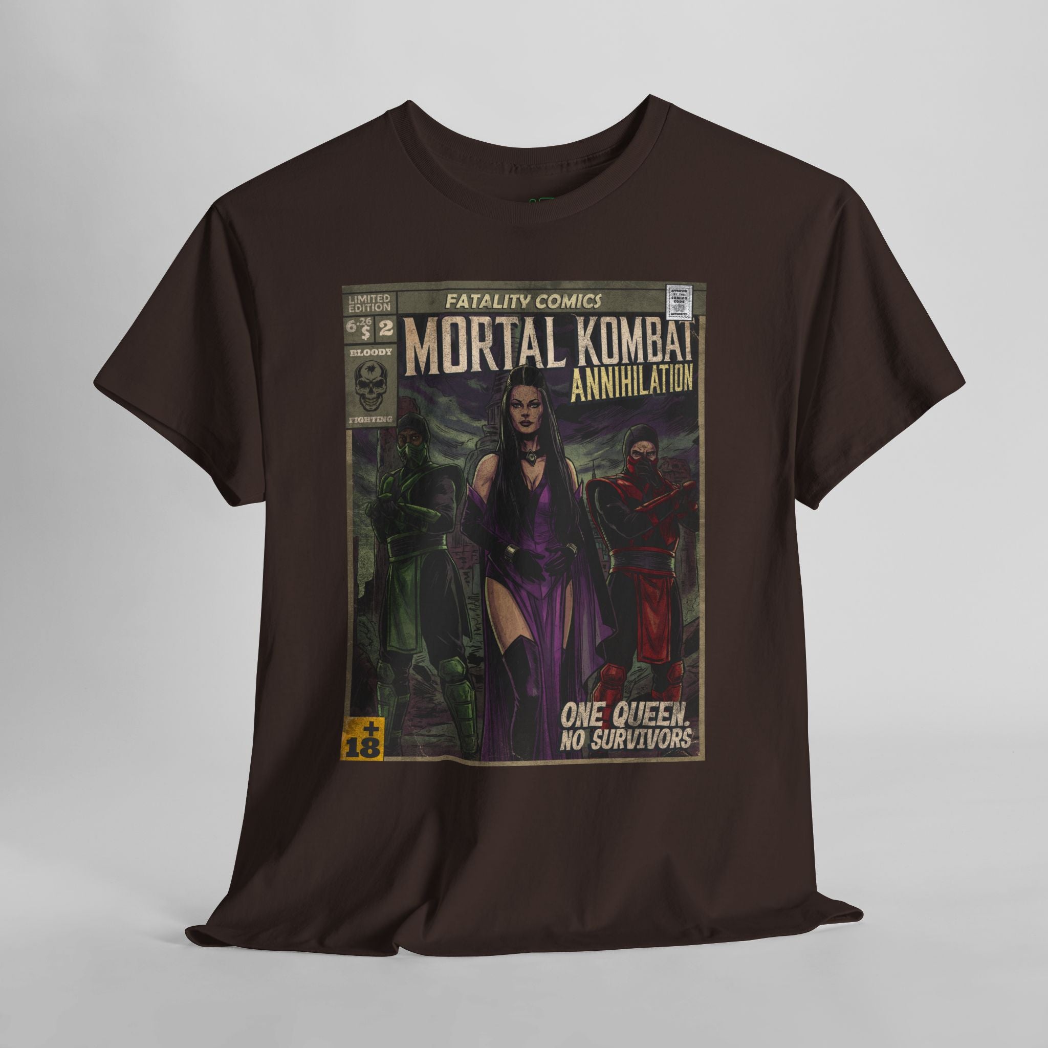 Mortal Kombat Vintage Retro Comic Cover T-Shirt