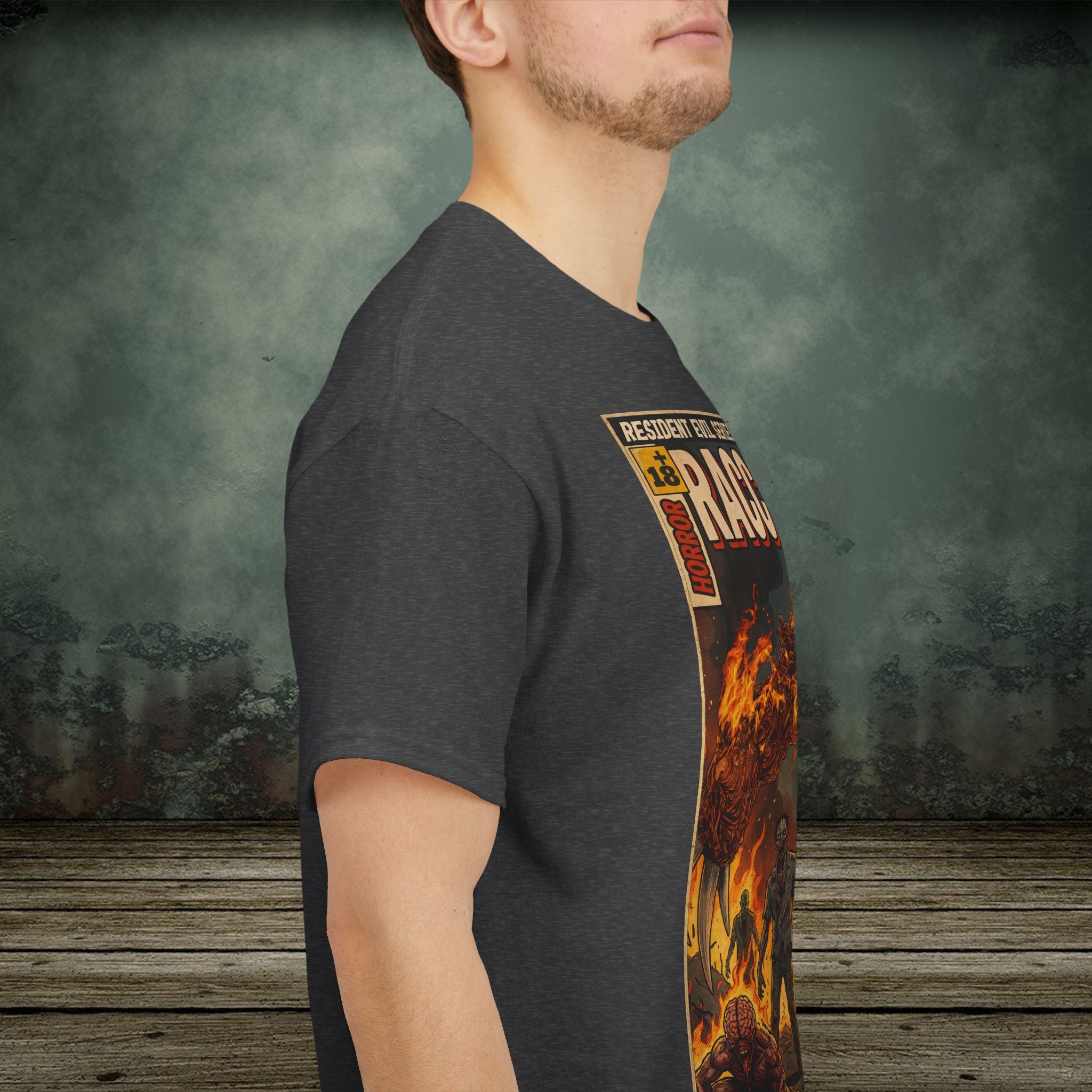 Resident Evil 2 Vintage Comic Art Gaming T-Shirt