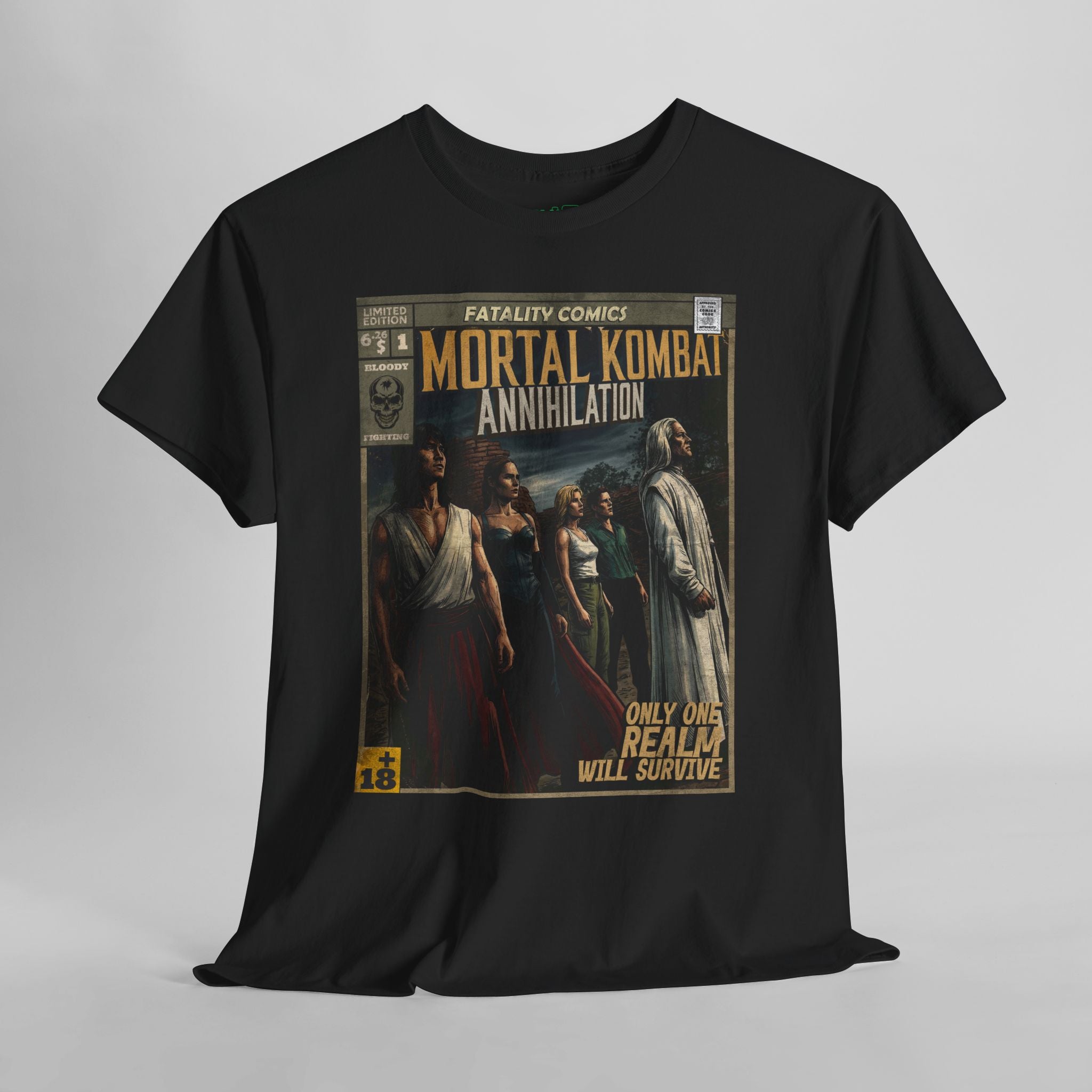 Mortal Kombat Vintage Retro Comic Cover T-Shirt