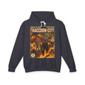 Resident Evil 2 Comic Cover Gaming Hoodie featuring unique vintage comic cover art. High-quality gaming apparel for retro fans by SukiPrime