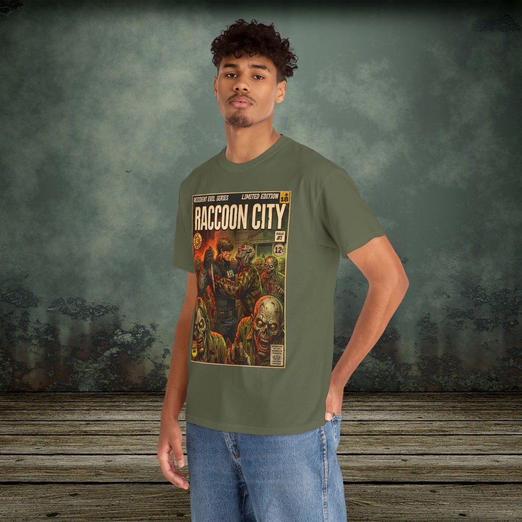 Resident Evil 2 Vintage Comic Art Gaming T-Shirt