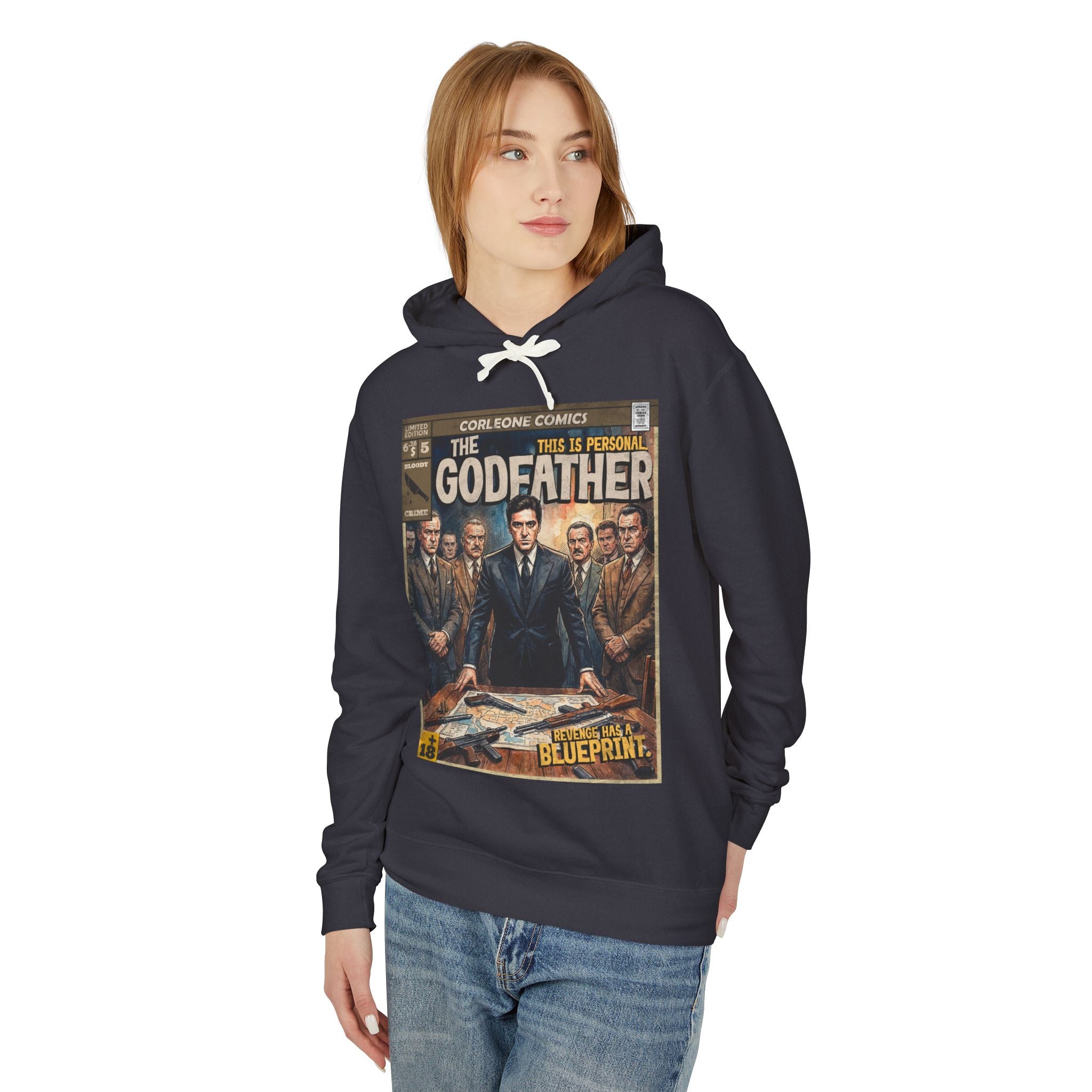 The Godfather Movie Comic Cover Hoodie