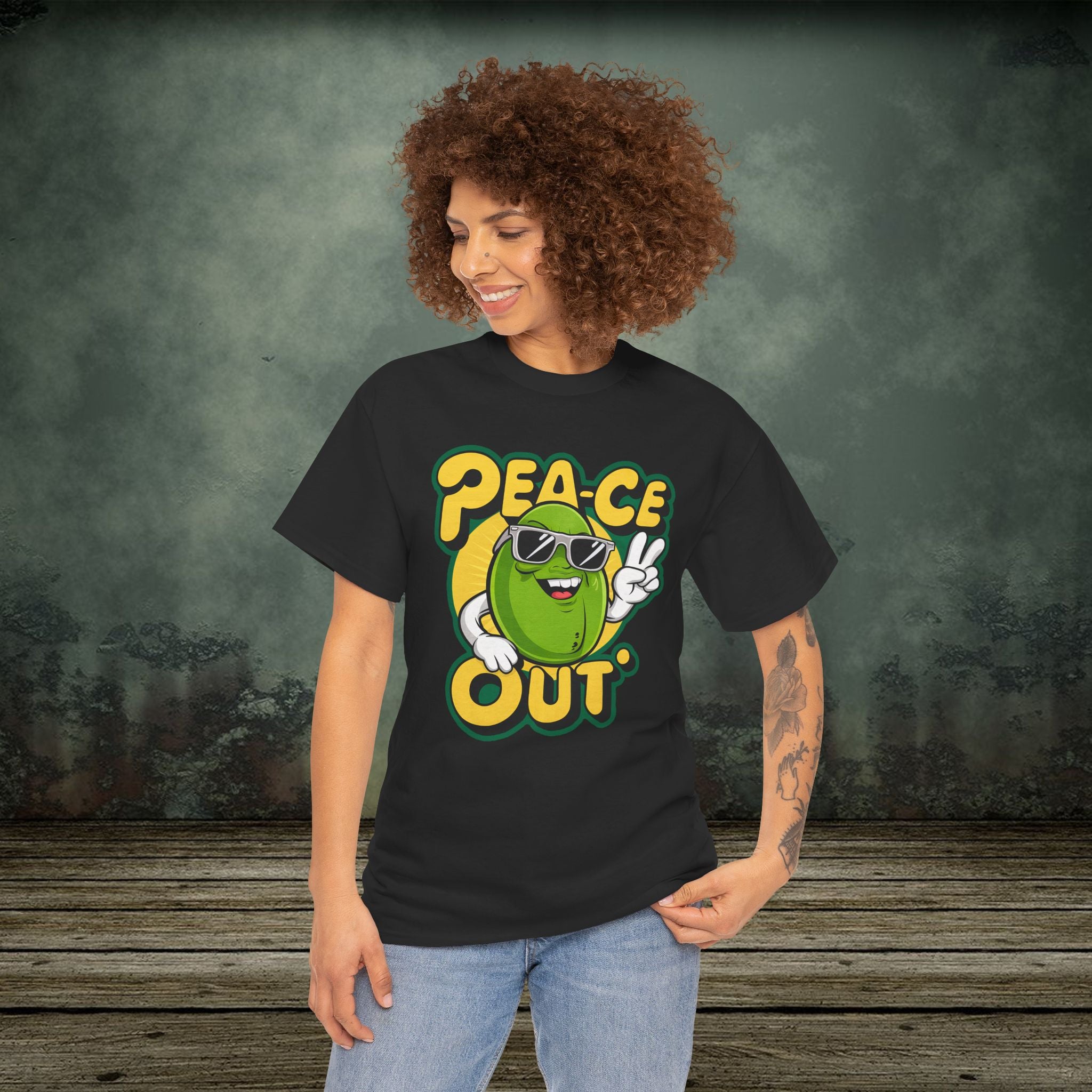 Pea-ce Out | Food Lover Tees & Gifts - SukiPrime