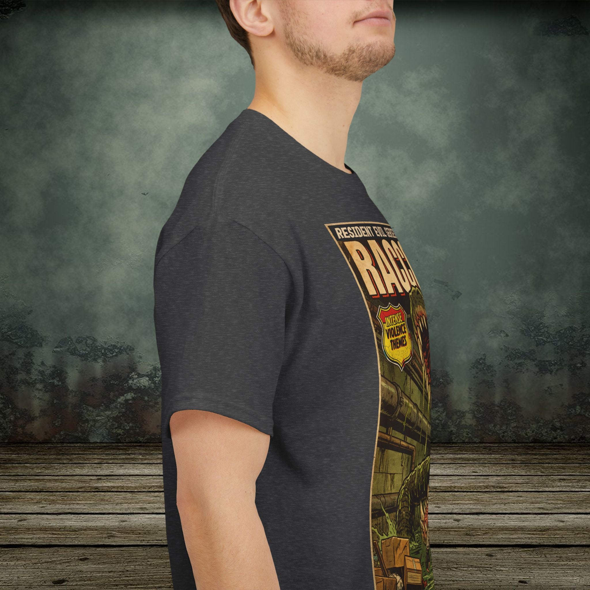 Resident Evil 2 Vintage Comic Art Gaming T-Shirt