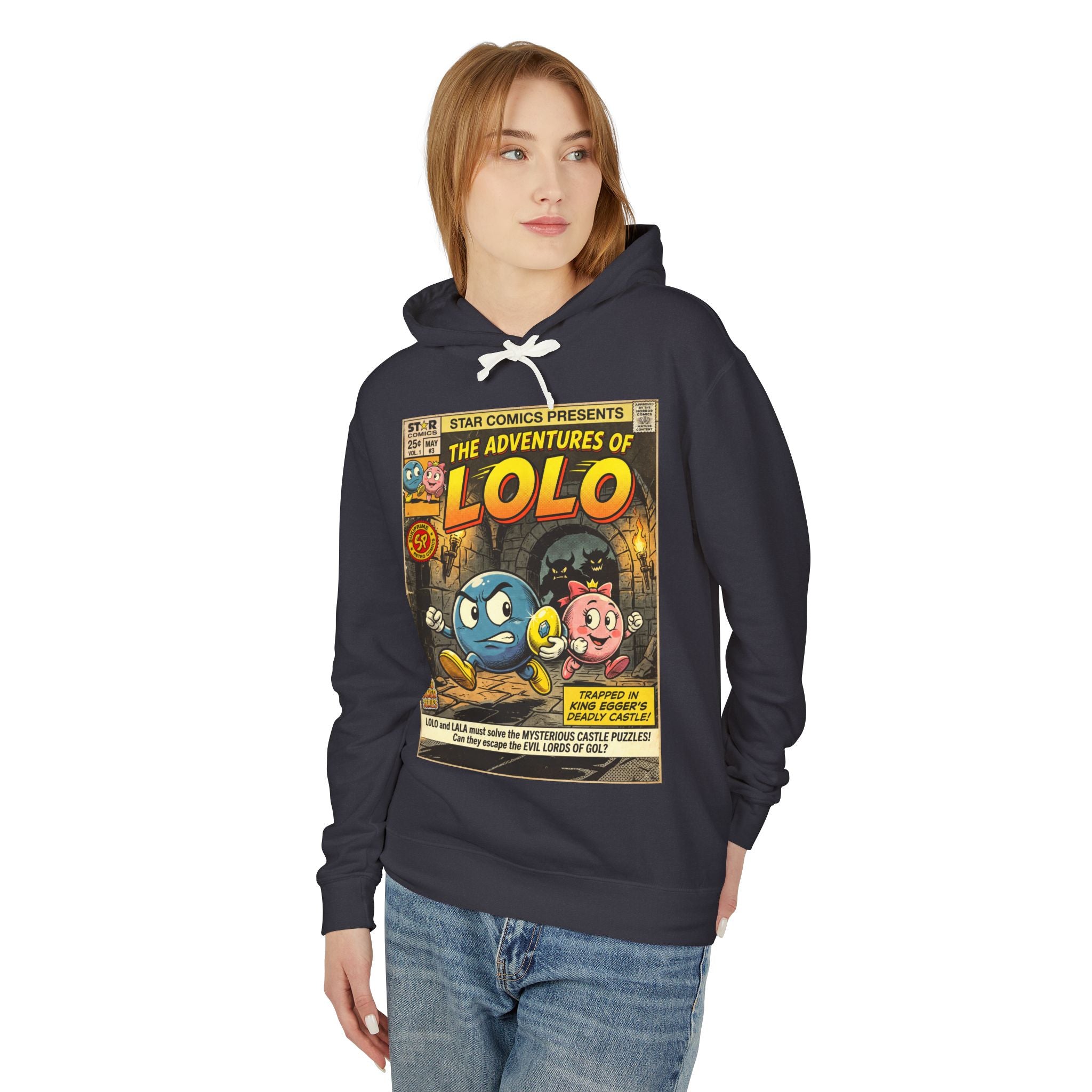 The Adventures of Lolo Comic Art Hoodie