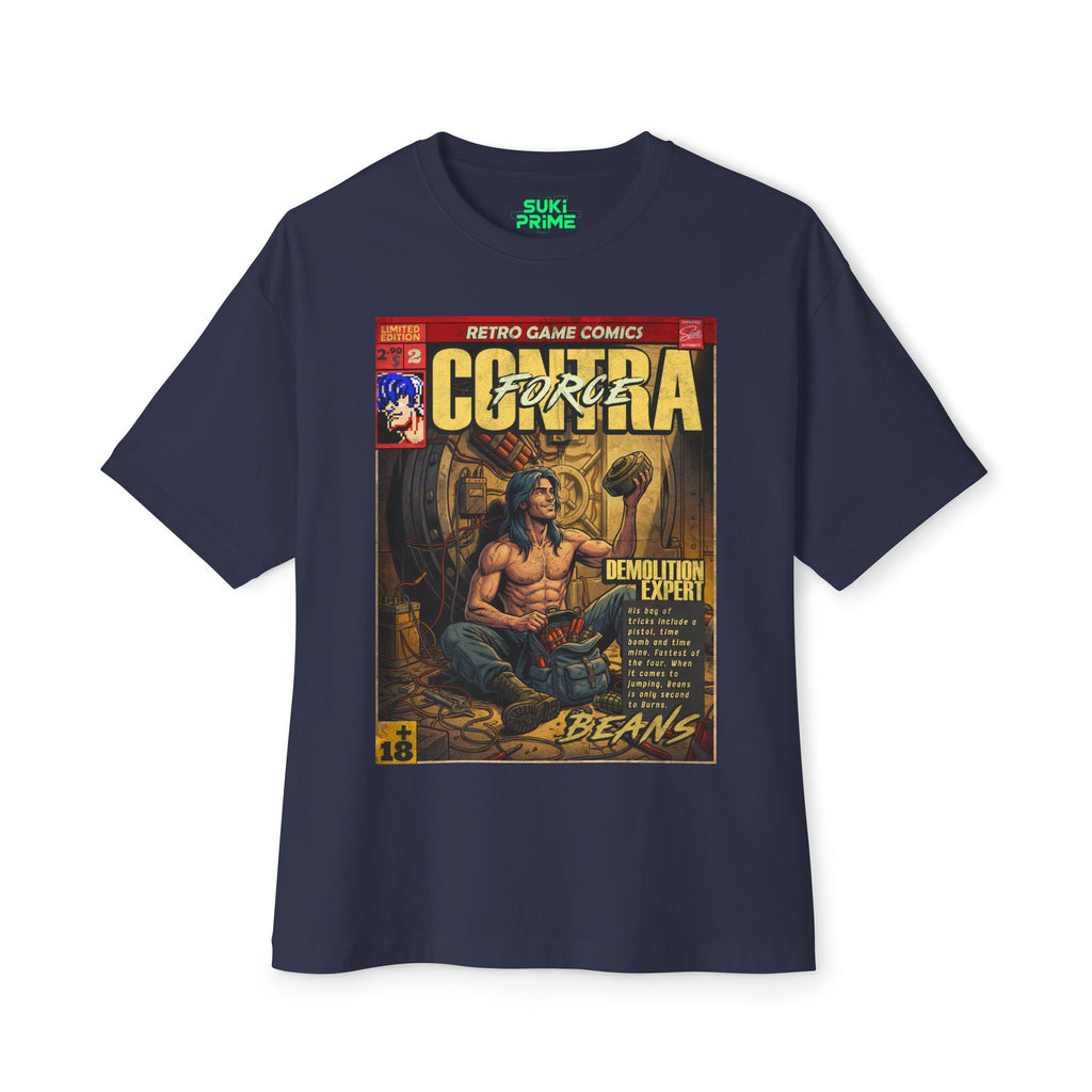 Contra Force Comic Cover Oversized T-Shirt