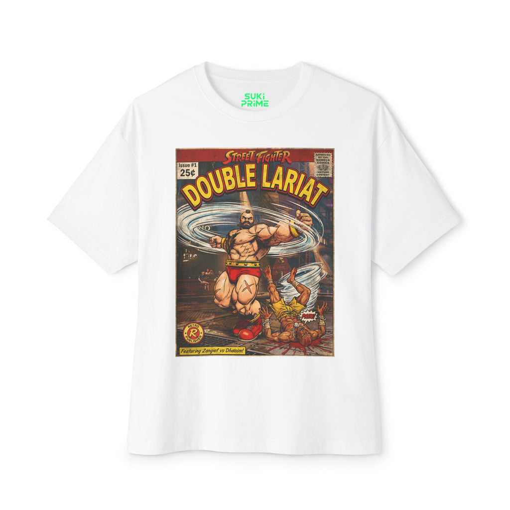 Zangief Street Fighter Comic Cover Oversized T-Shirt