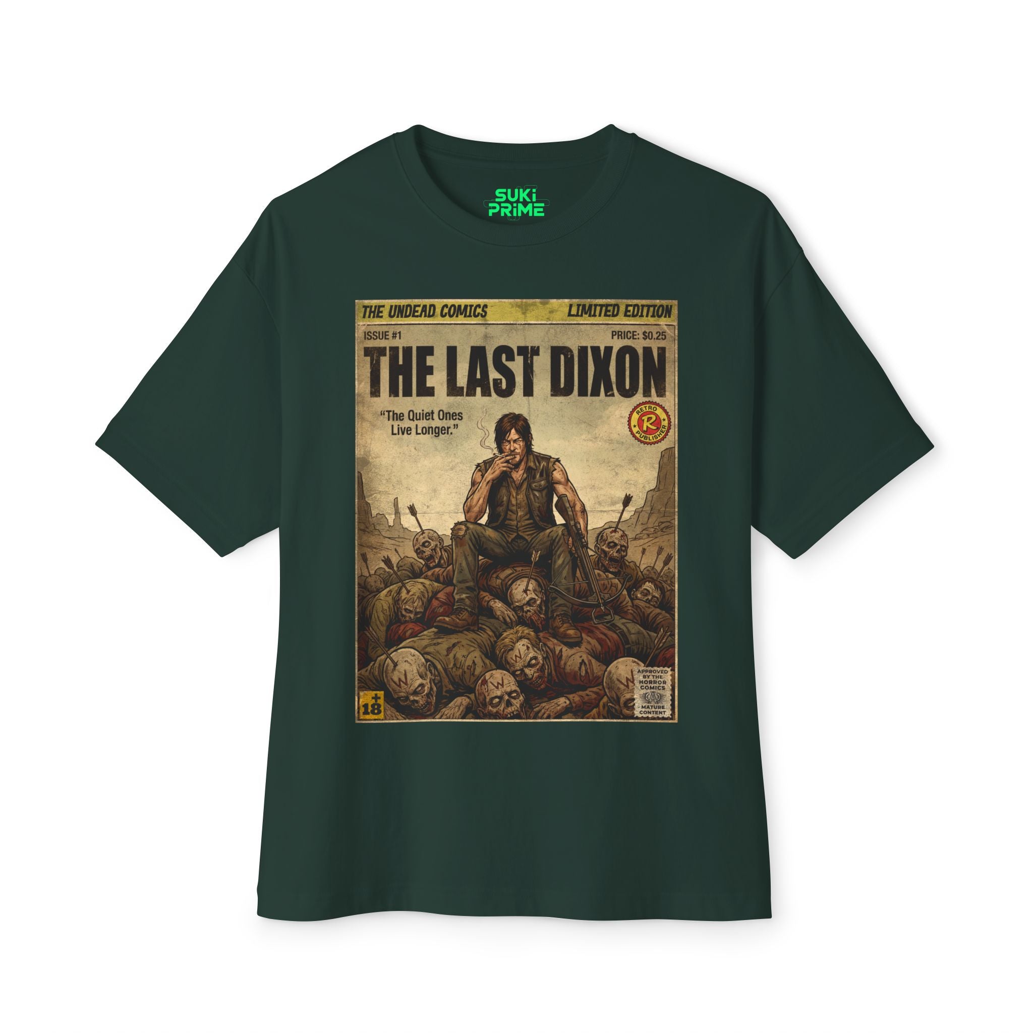 The Last Dixon Comic Cover Oversized T‑Shirt