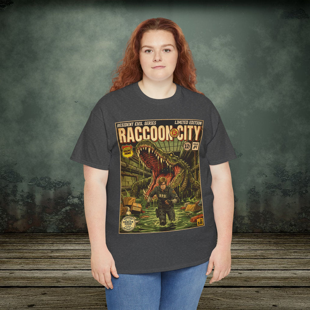Resident Evil 2 Vintage Comic Art Gaming T-Shirt