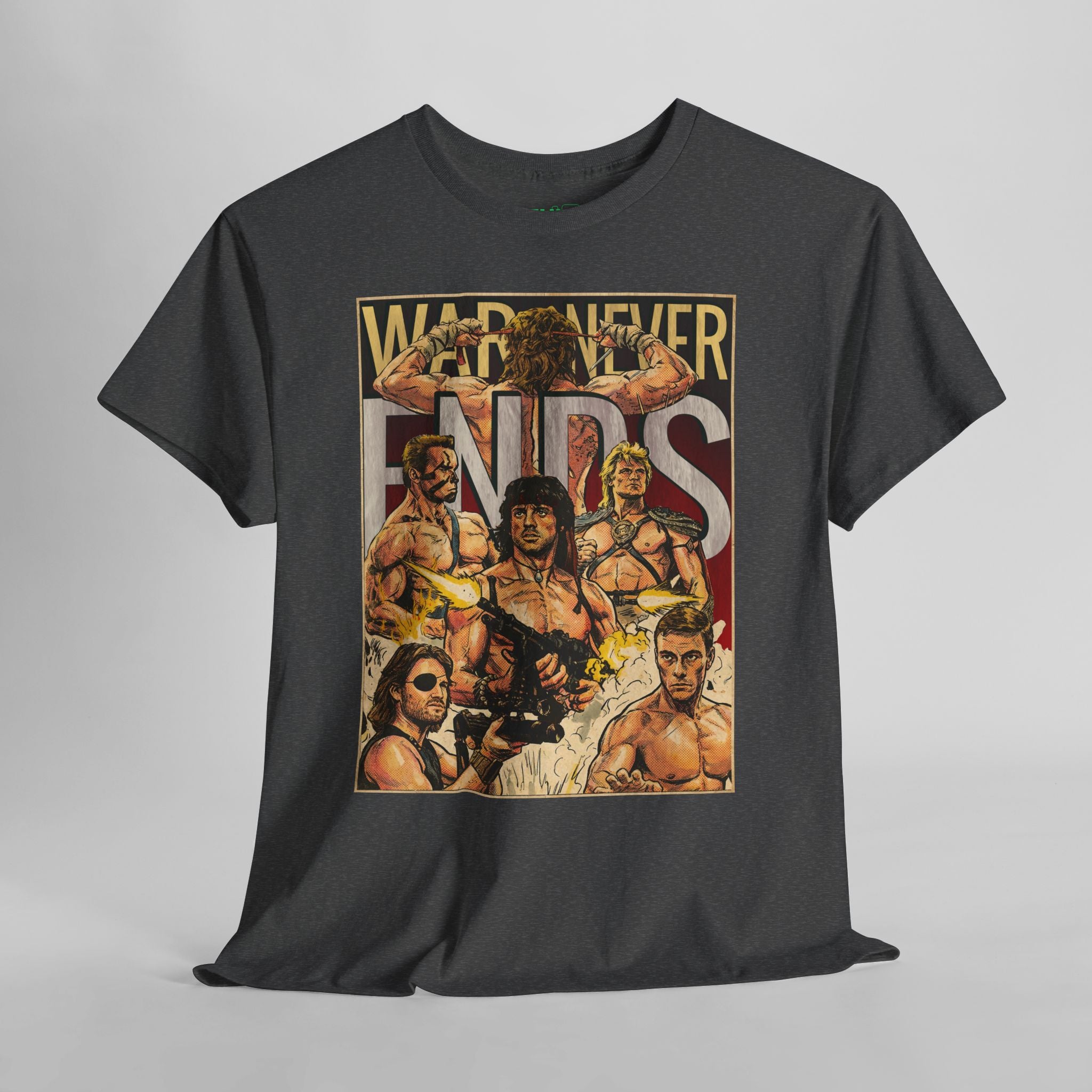 War Never Ends Vintage Retro Comic Cover T-Shirt