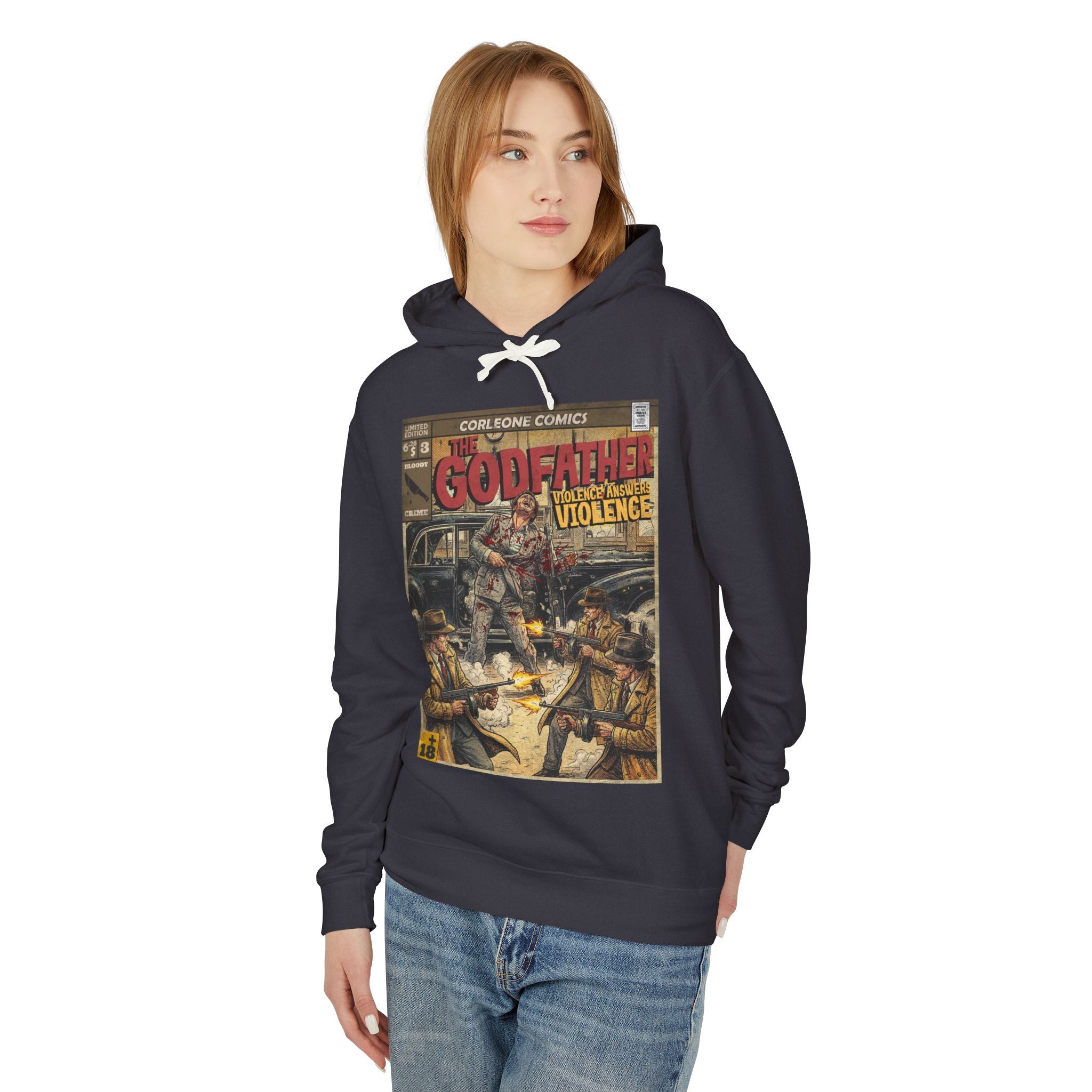 The Godfather Movie Comic Cover Hoodie