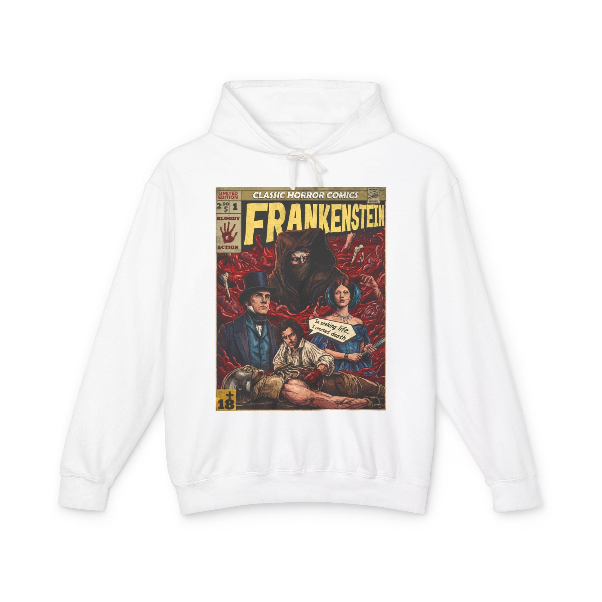 Frankenstein Movie Comic Cover Hoodie