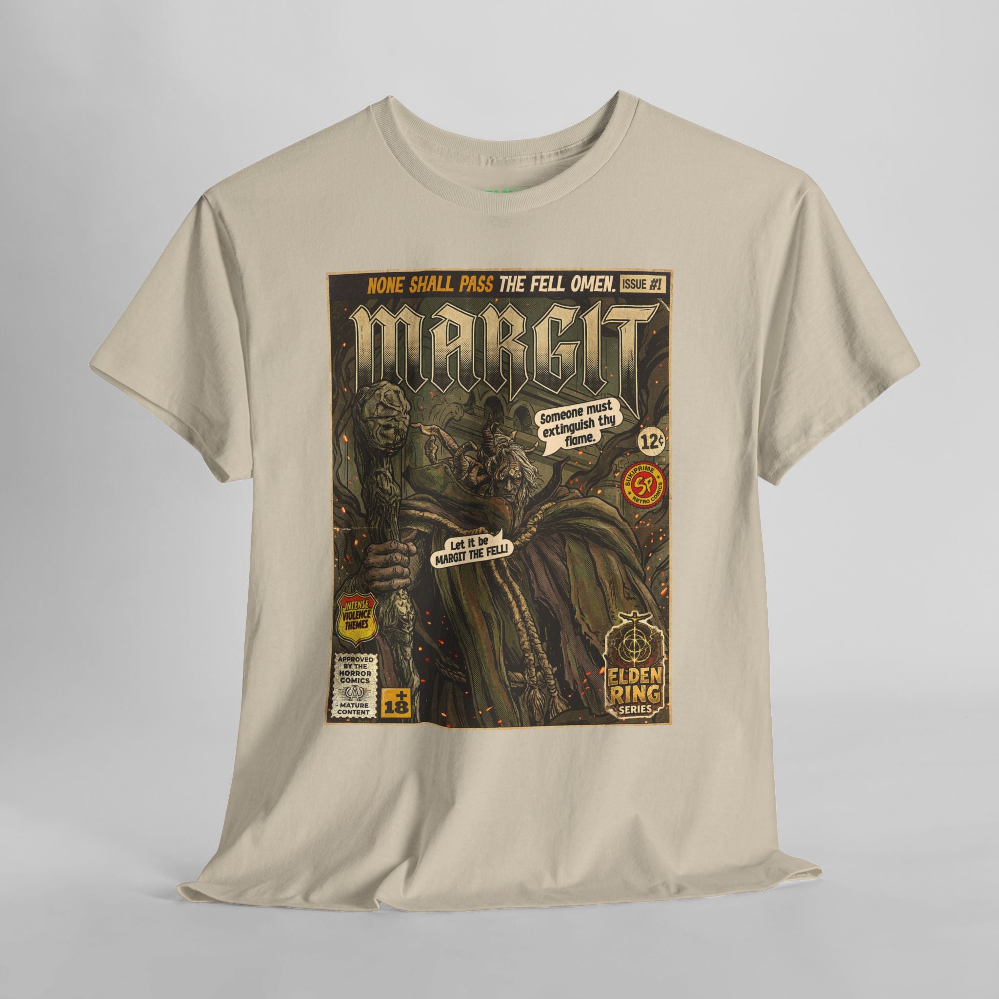 SAnd Margit Elden Ring Comic Art T-Shirt by SukiPrime
