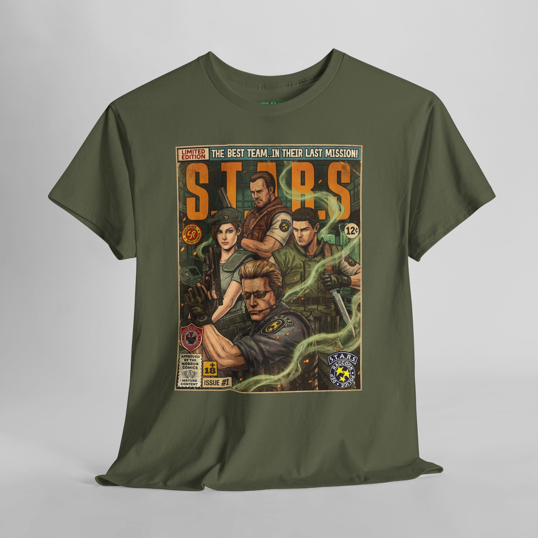 Resident Evil S.T.A.R.S Comic Art T-Shirt