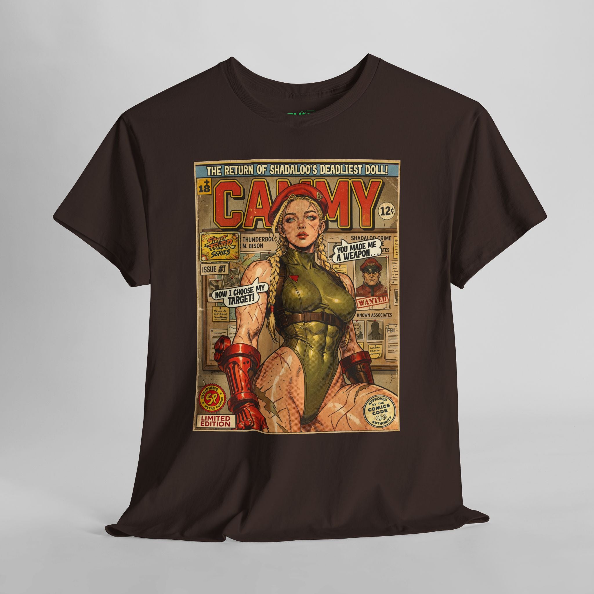 Cammy Street Fighter Comic Art T-Shirt