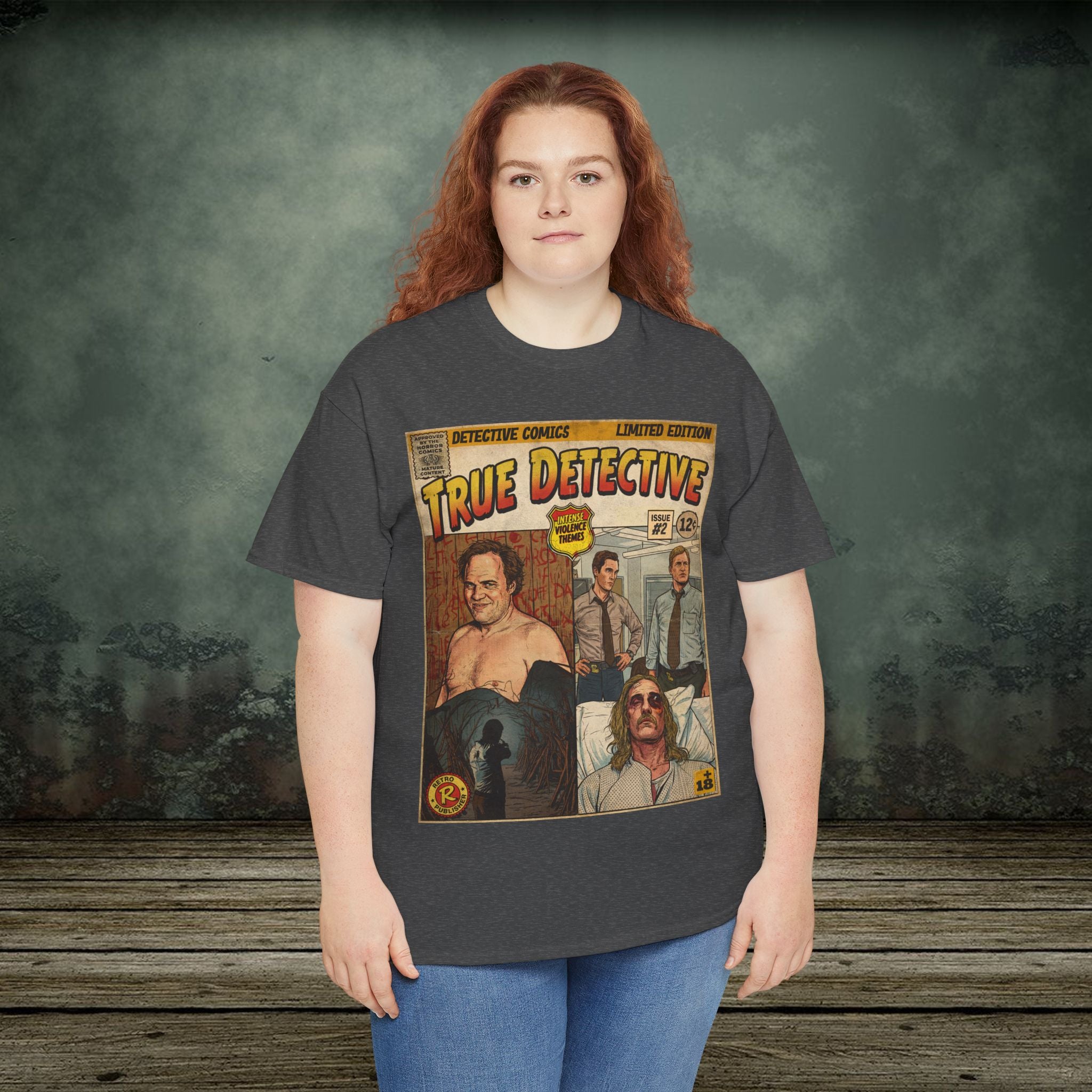 True Detective Comic Art T-Shirt