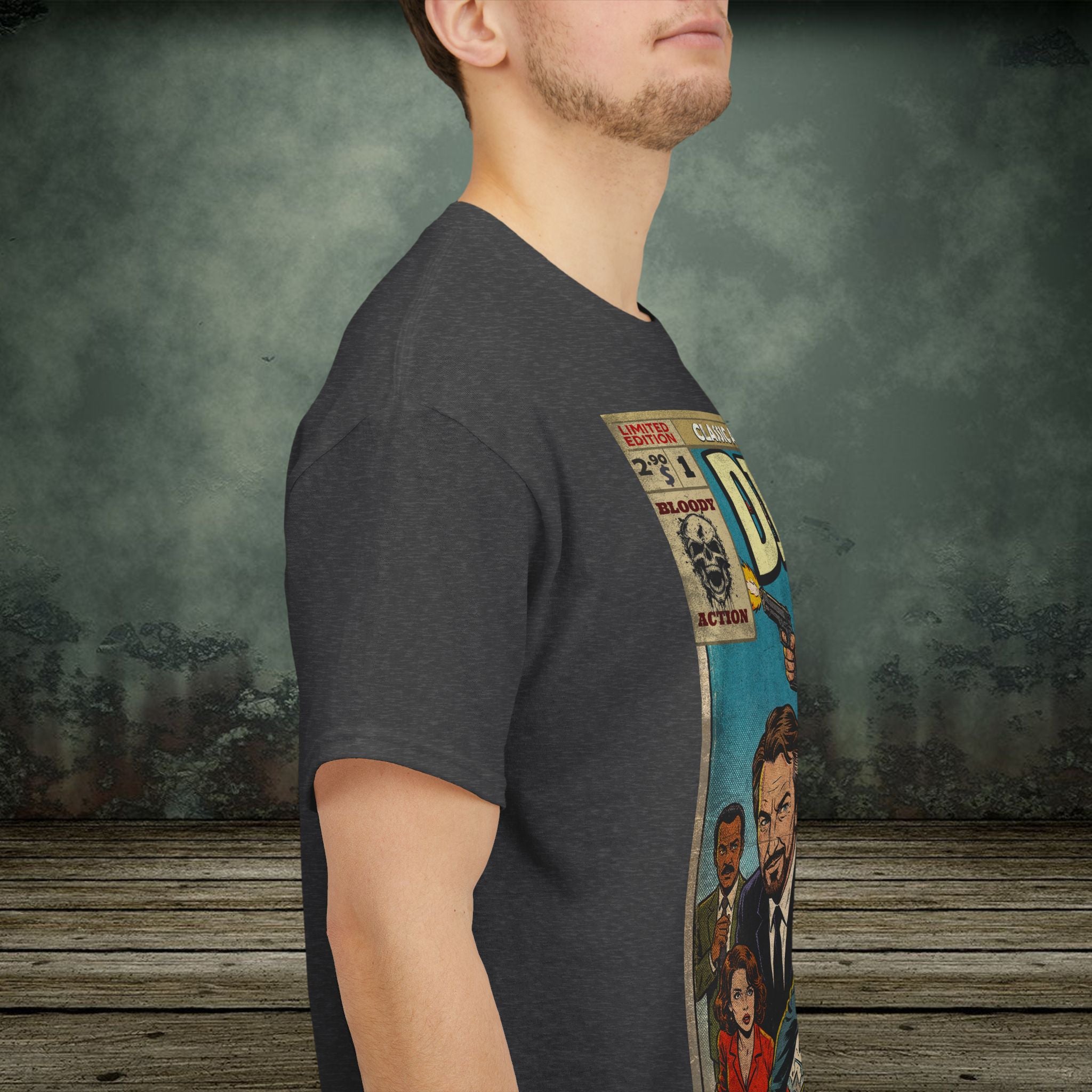 Die Hard Comic Retro Classic Vintage Movie T-Shirt