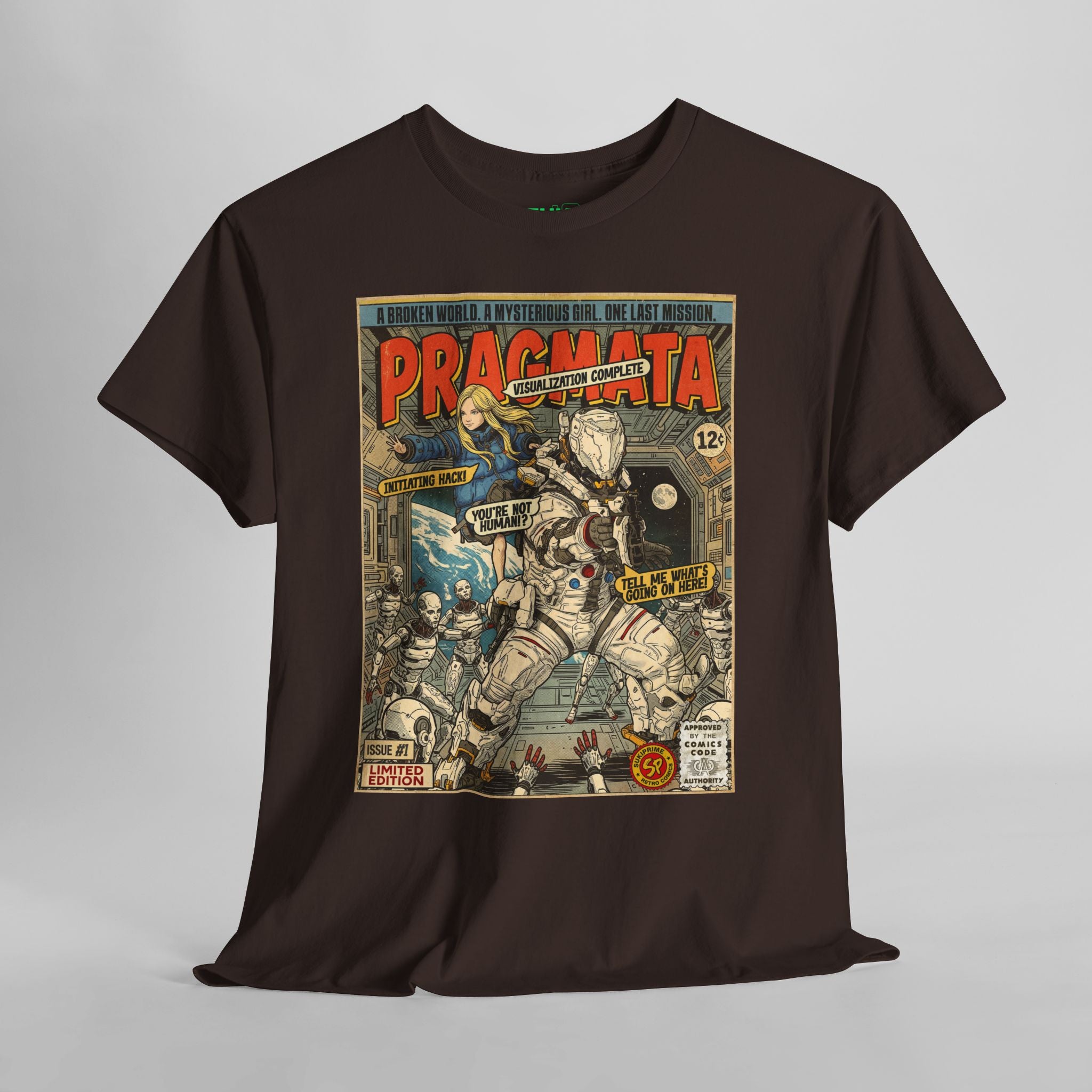 Pragmata Game Comic Art T-Shirt