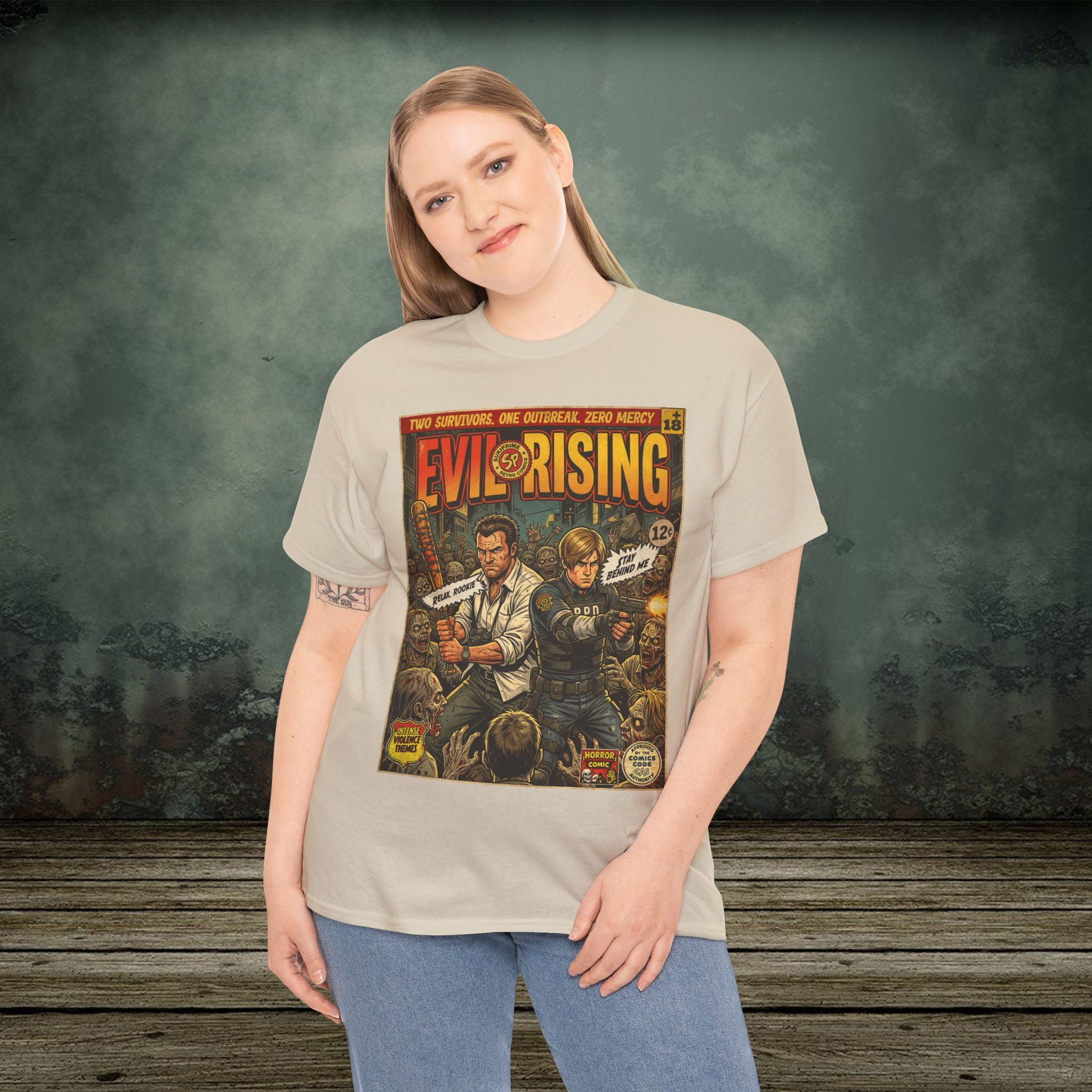 Evil Rising | Vintage Retro Gaming T-Shirt