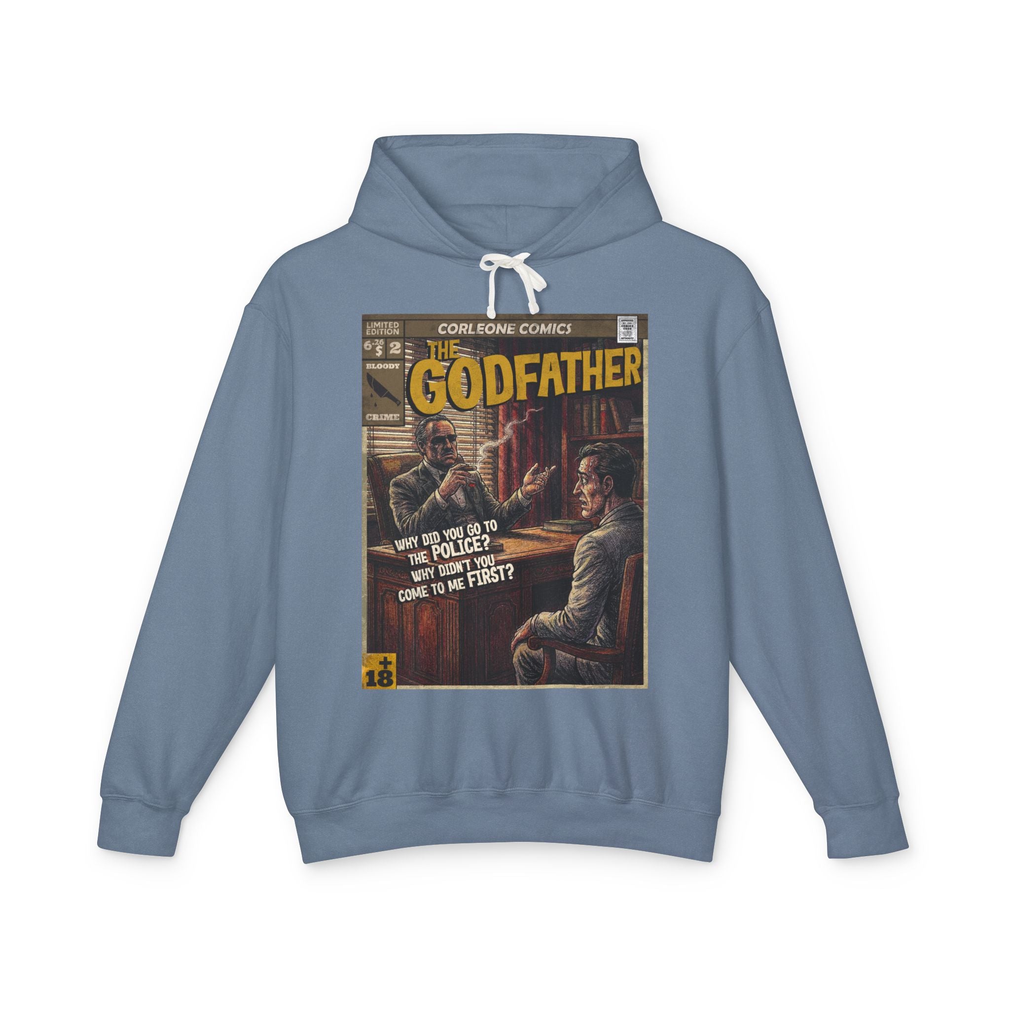 The Godfather Movie Comic Cover Hoodie