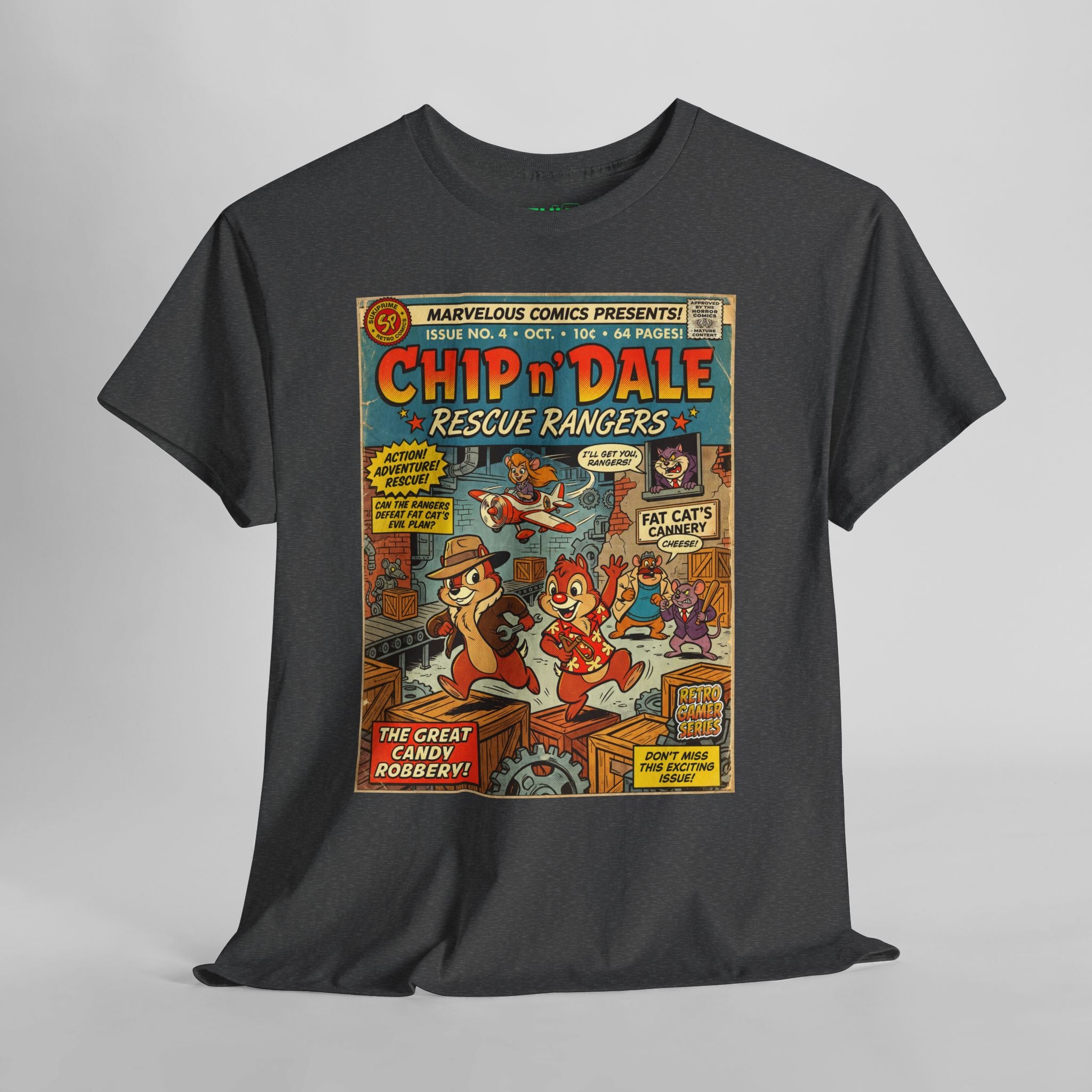 Chip 'n Dale Rescue Rangers Comic Art T-Shirt