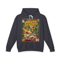 Adon Street Fighter Comic Cover Gaming Hoodie featuring unique vintage comic cover art. High-quality gaming apparel for retro fans by SukiPrime