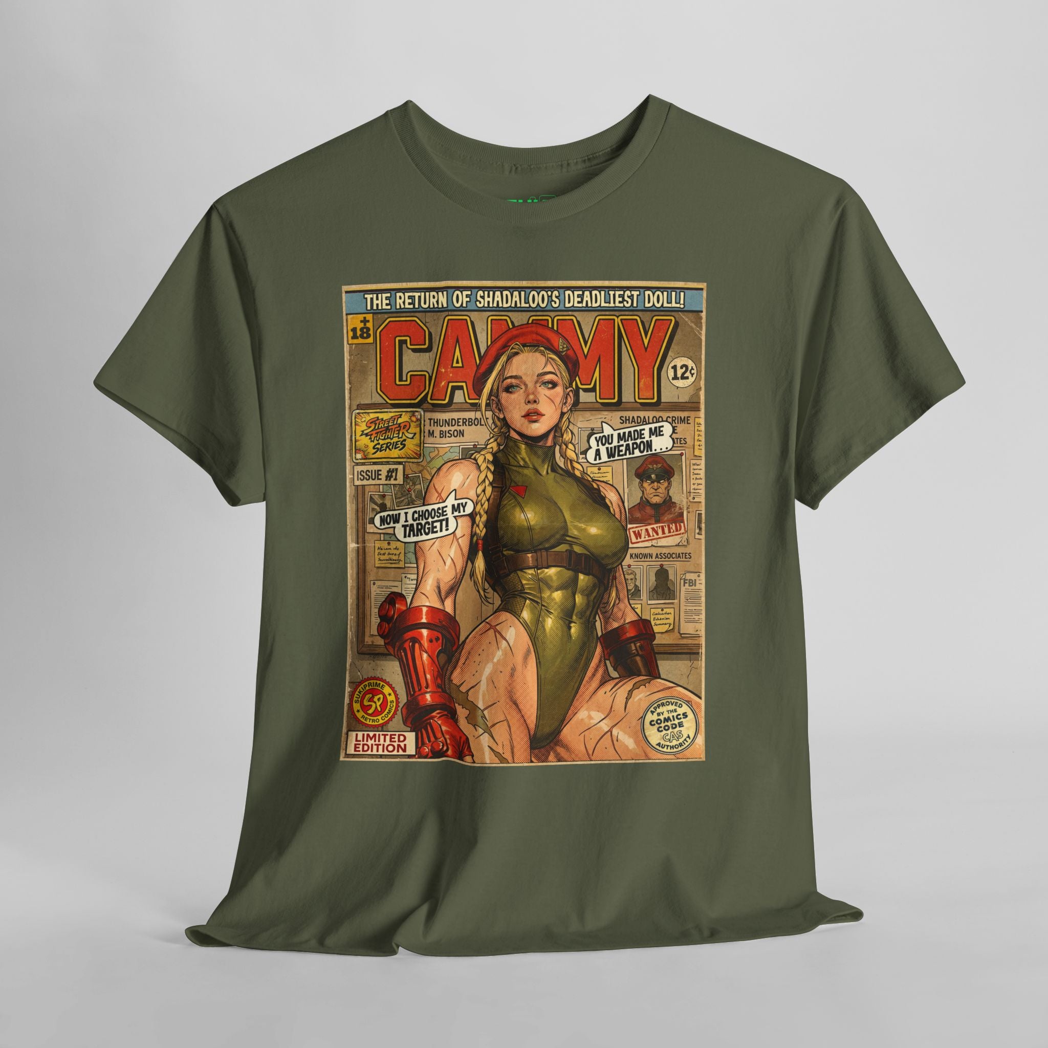 Cammy Street Fighter Comic Art T-Shirt