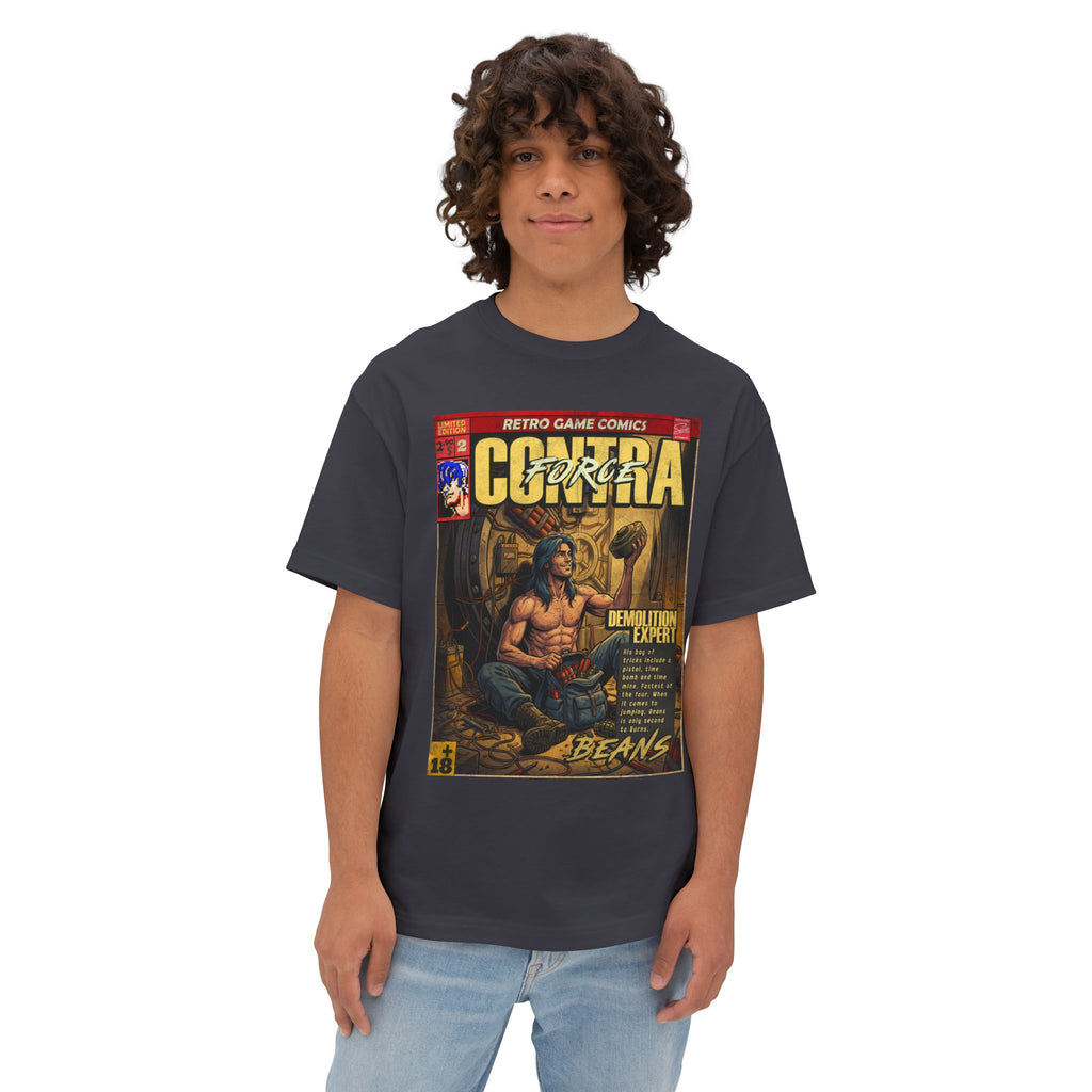 Contra Force Comic Cover Oversized T-Shirt