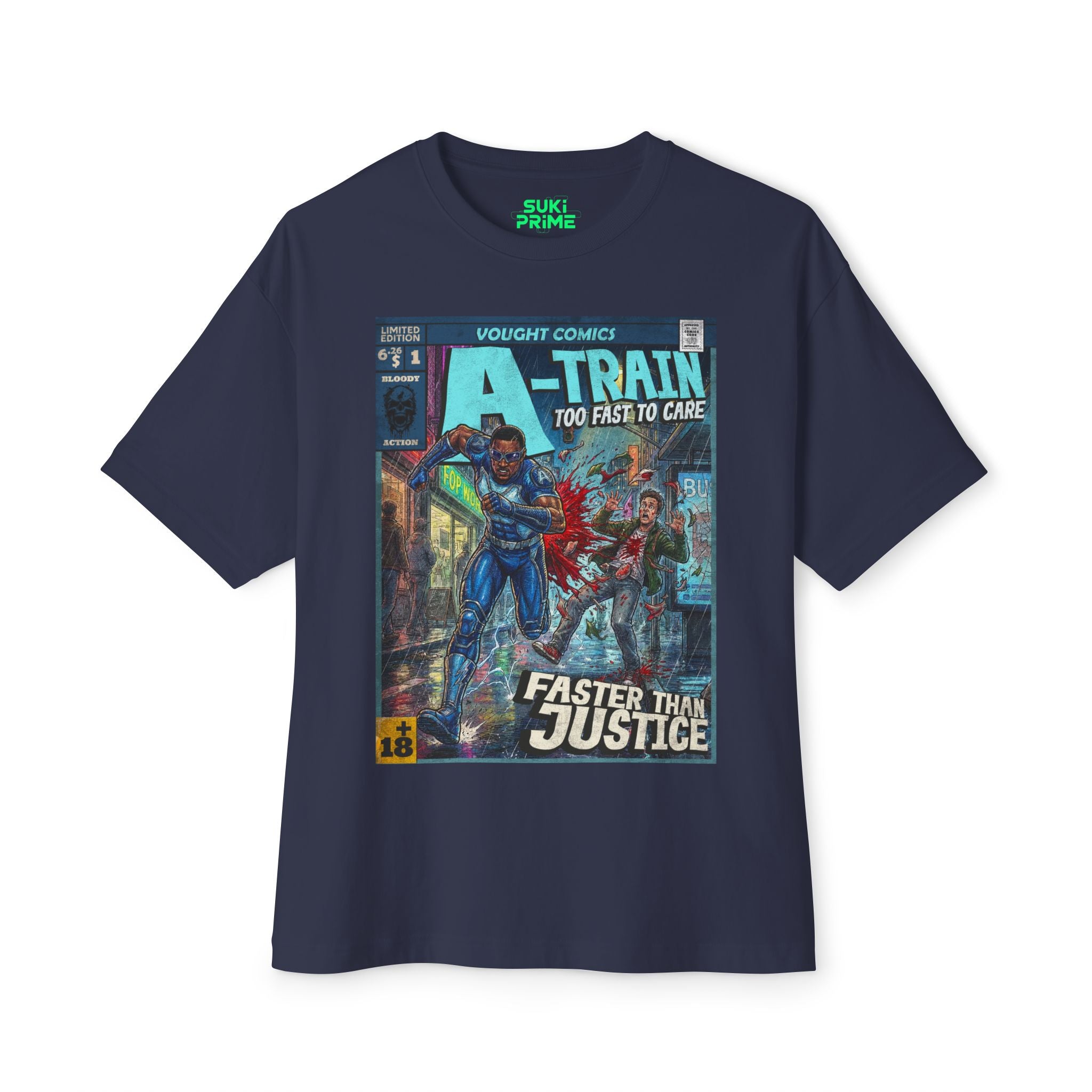 The Boys Comic Cover Oversized T‑Shirt