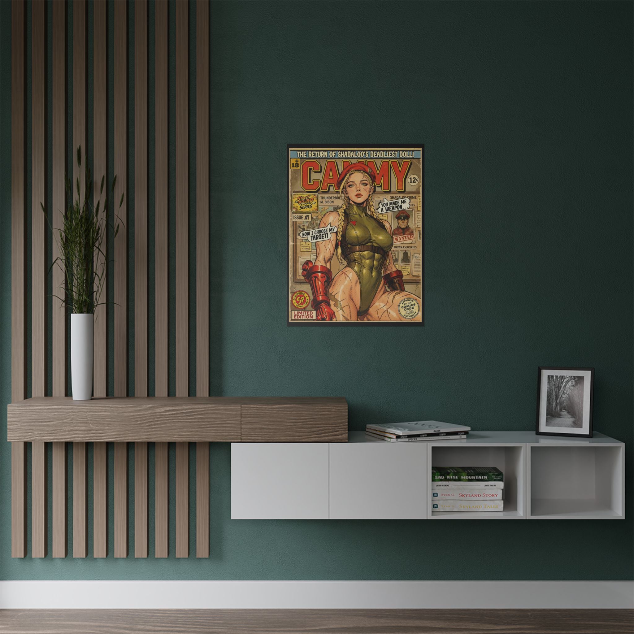 Cammy Street Fighter Comic Art Poster by SukiPrime