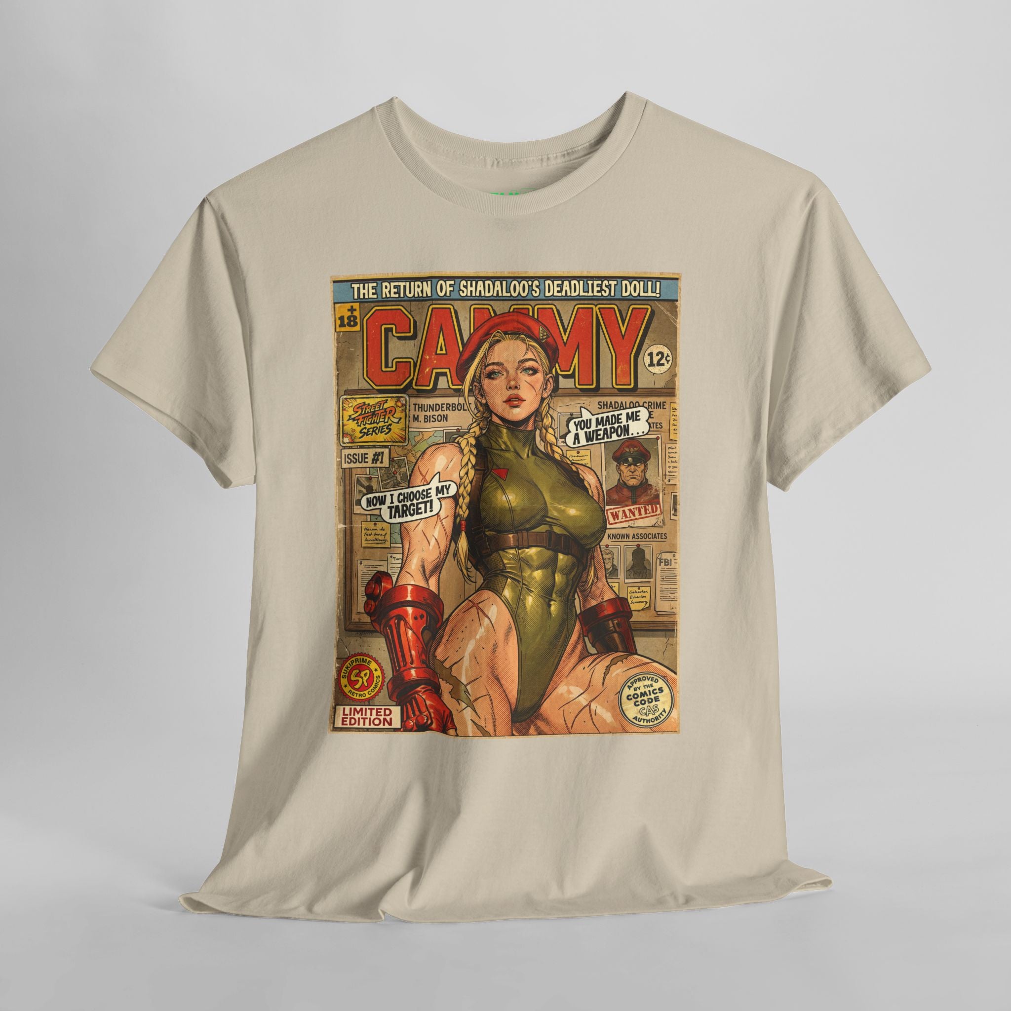 Cammy Street Fighter Comic Art T-Shirt