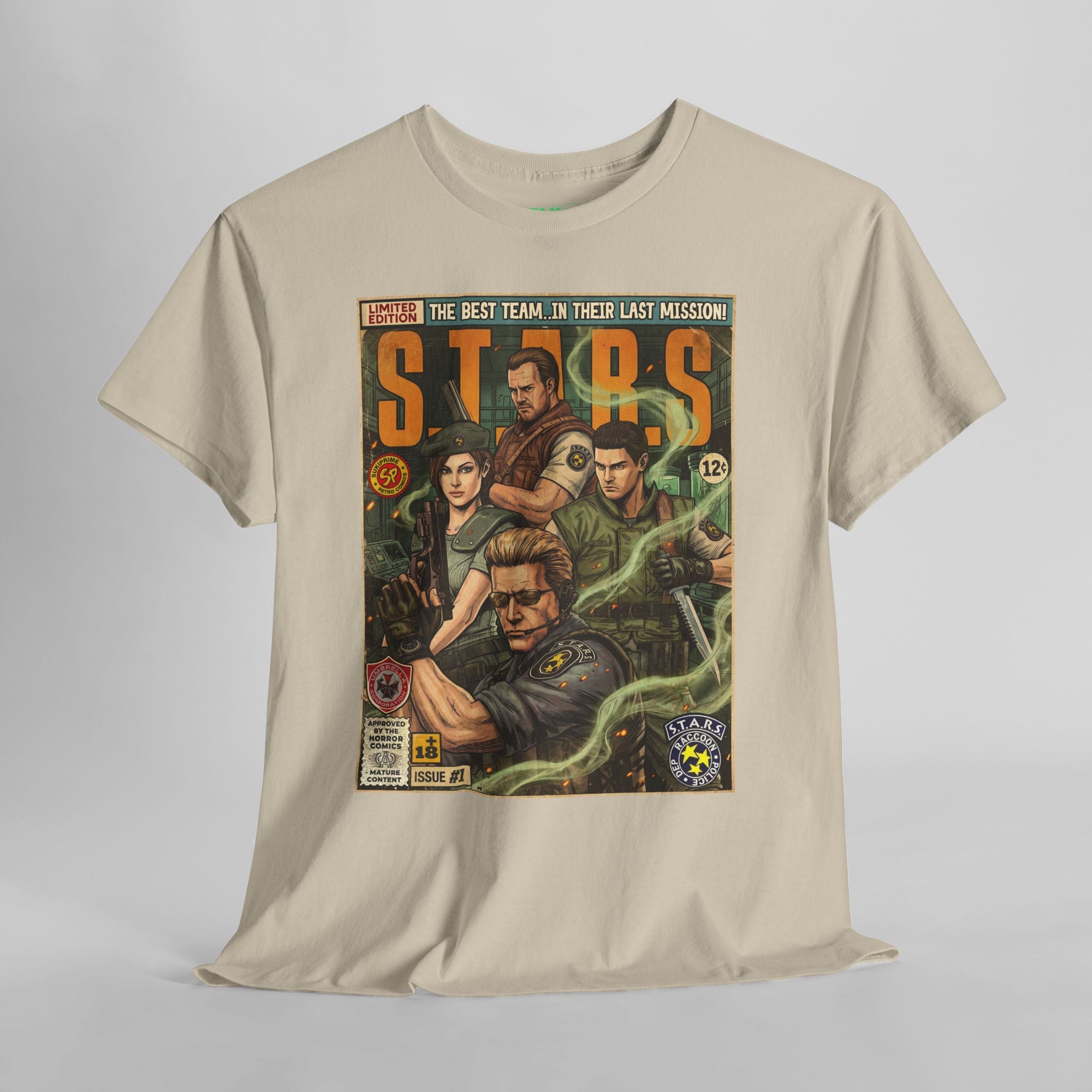 Resident Evil S.T.A.R.S Comic Art T-Shirt