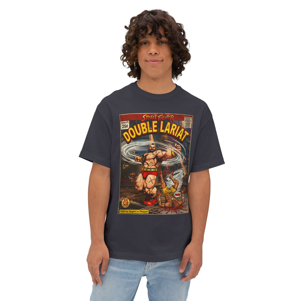 Zangief Street Fighter Comic Cover Oversized T-Shirt