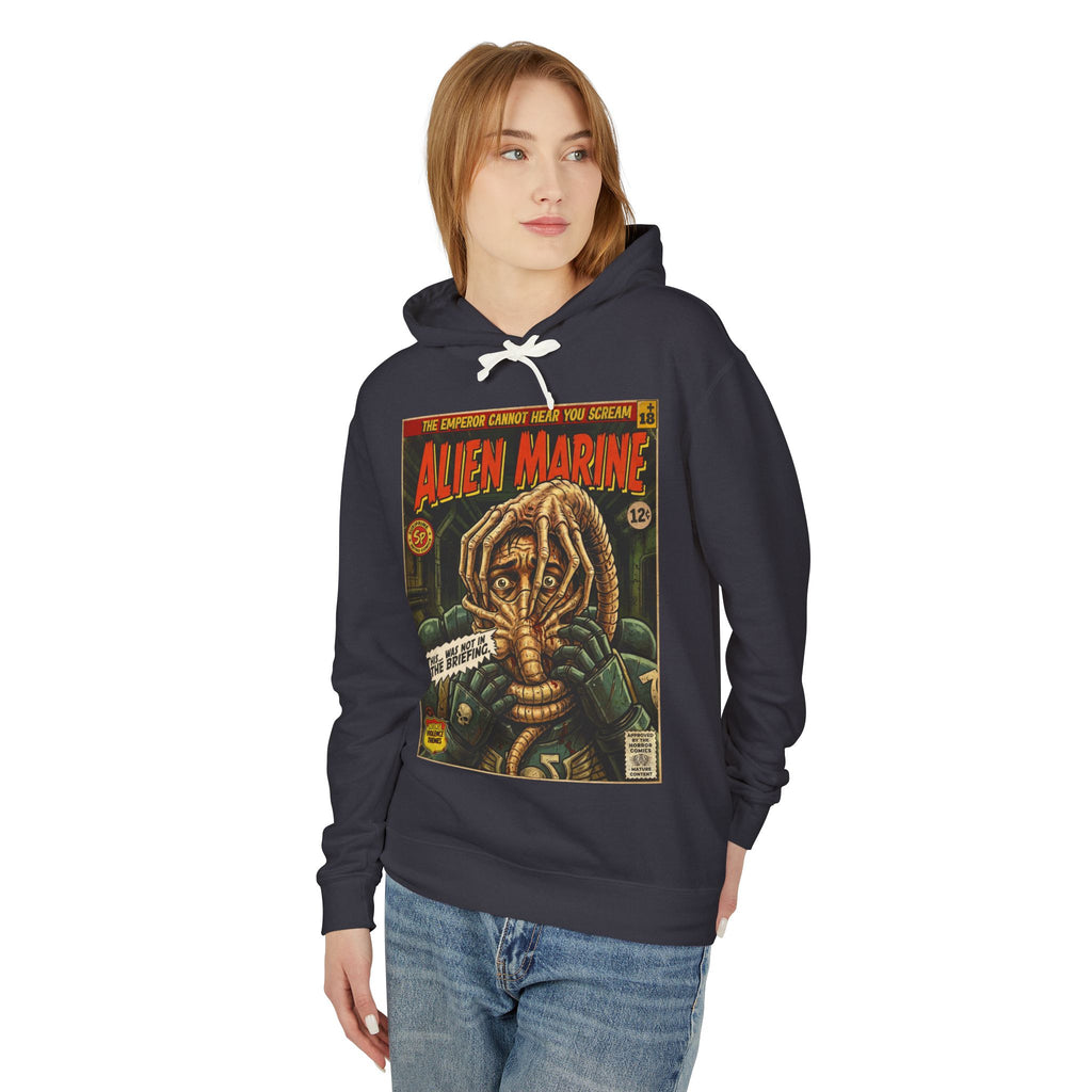 Alien Marine Comic Cover Hoodie