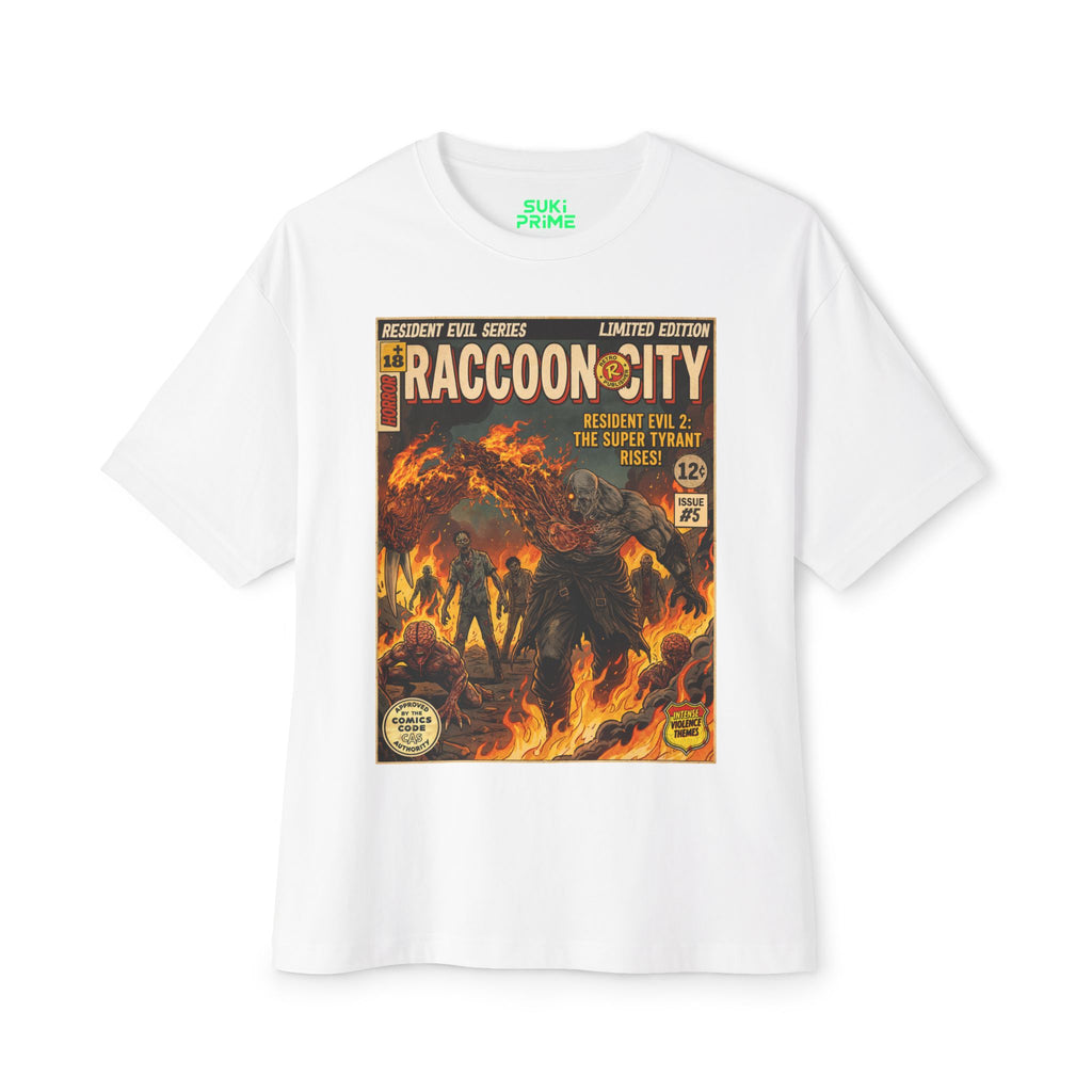 Resident Evil 2 Comic Cover Oversized T-Shirt