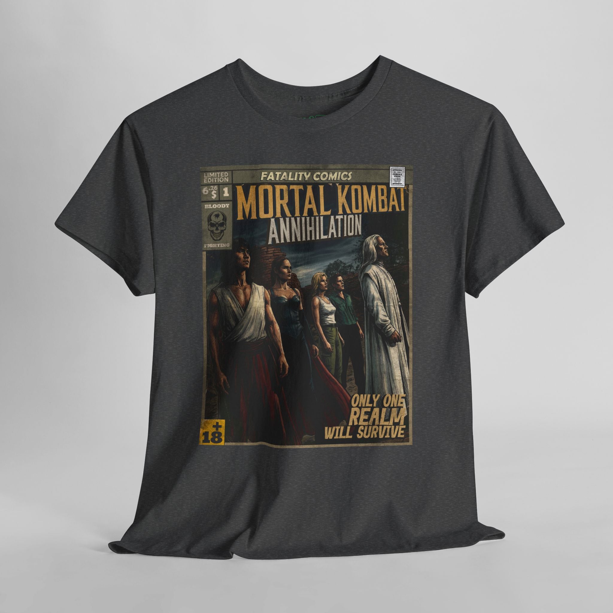 Mortal Kombat Vintage Retro Comic Cover T-Shirt