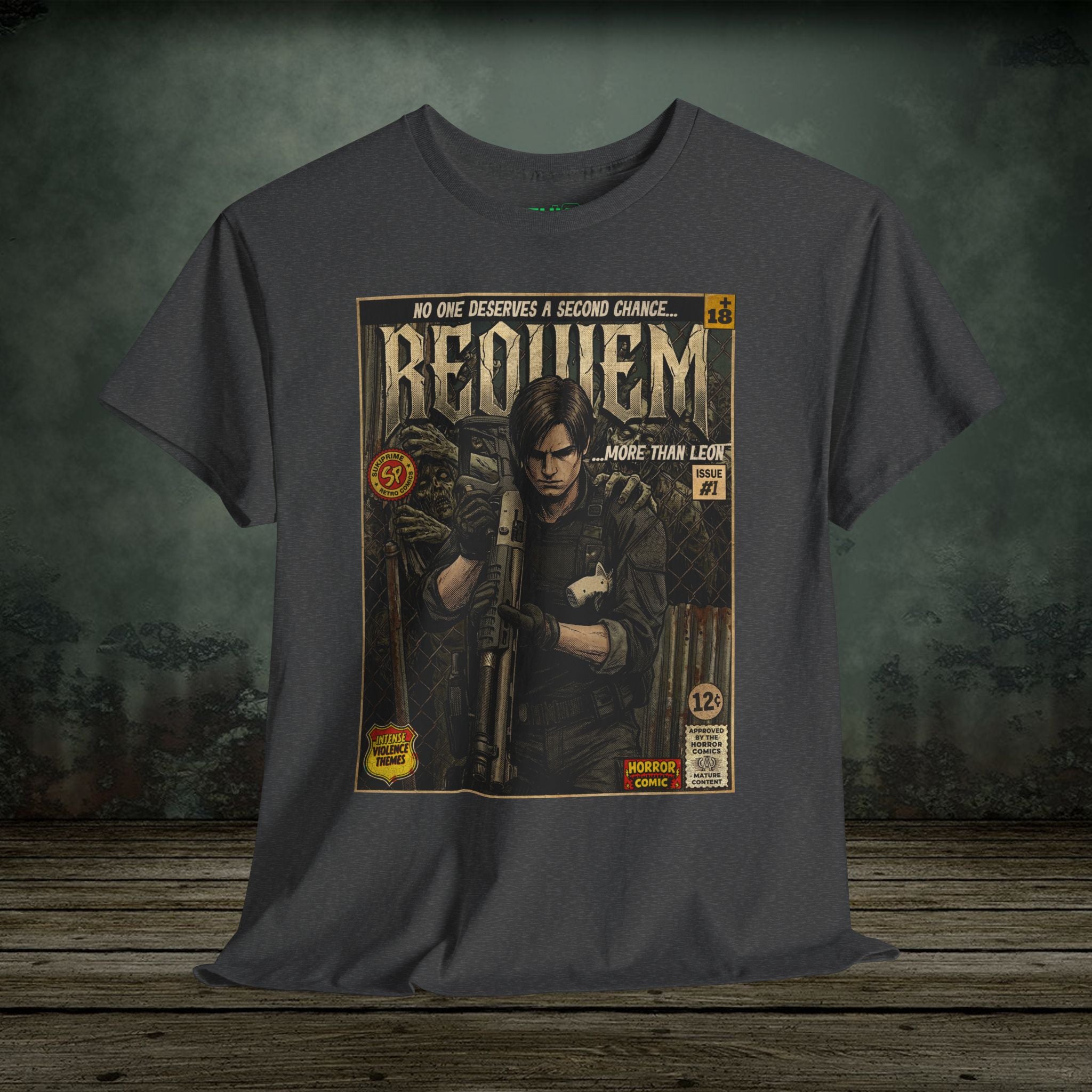 Resident Evil Requiem | Vintage Retro Gaming T-Shirt