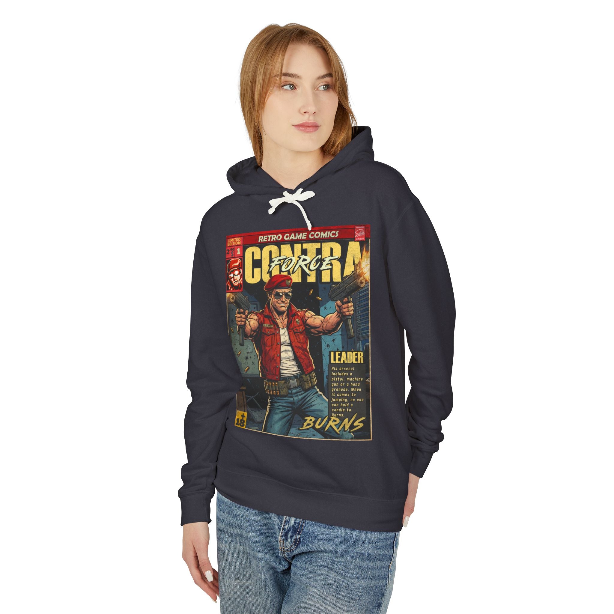 Contra Force Street Fighter Comic Cover Hoodie