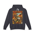 Hell in Chief Comic Cover Gaming Hoodie featuring unique vintage comic cover art. High-quality gaming apparel for retro fans by SukiPrime