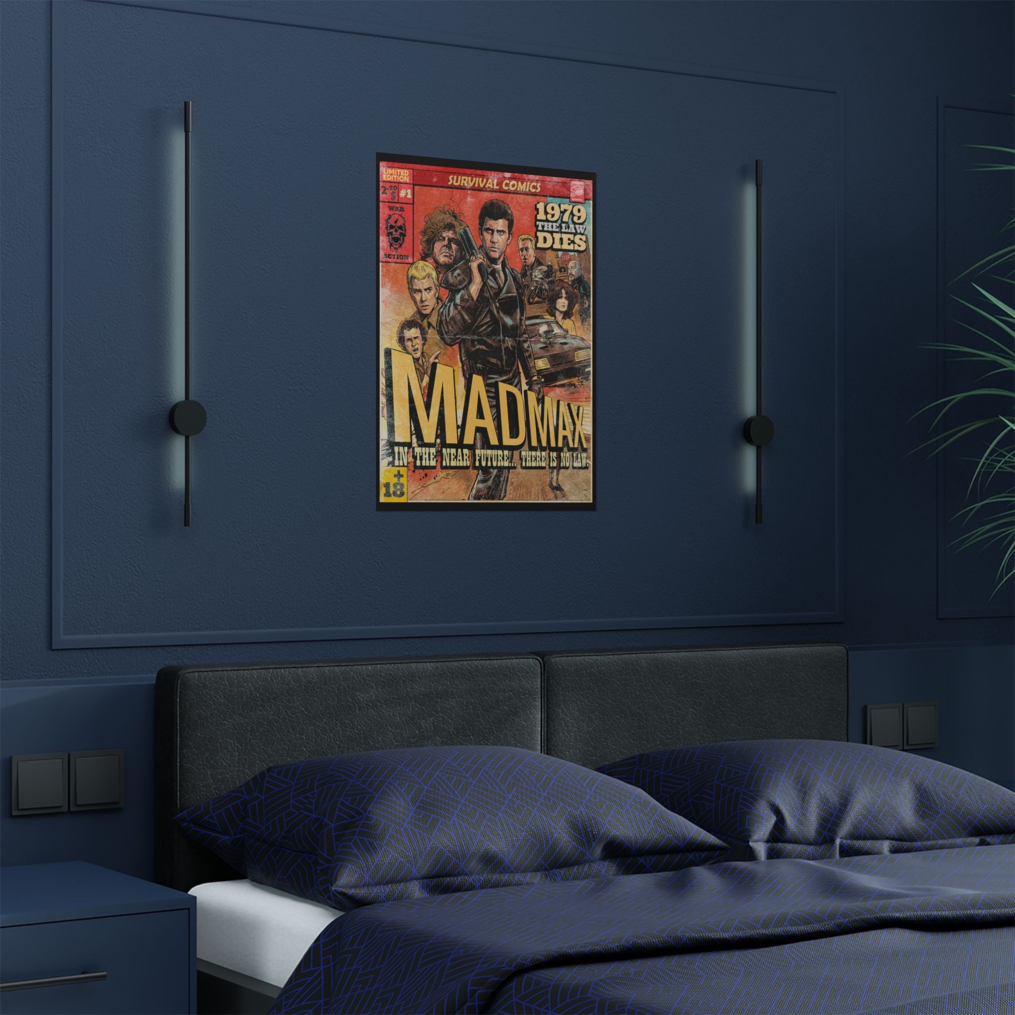 Madmax Movie Comic Satin Poster (300gsm) 18″ x 24″ (Vertical)