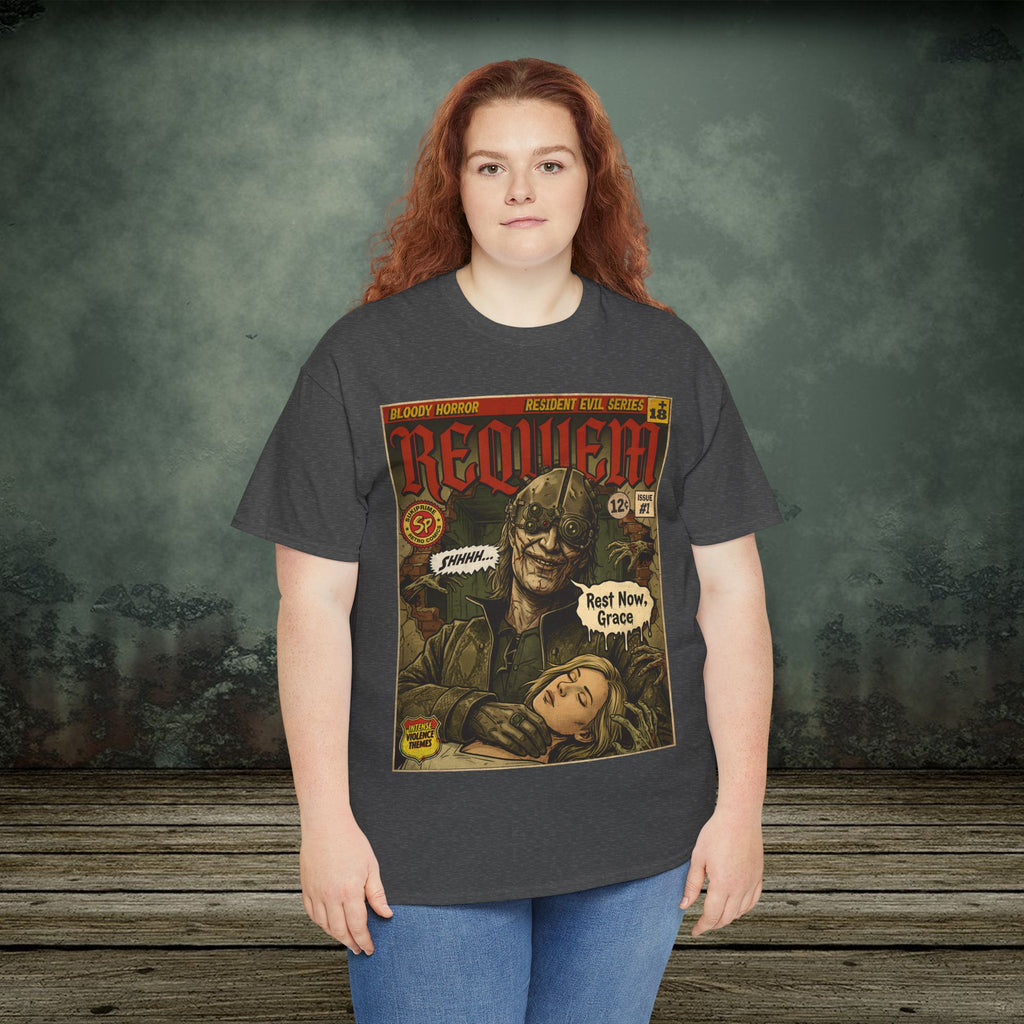 Resident Evil Requiem | Vintage Retro Gaming T-Shirt