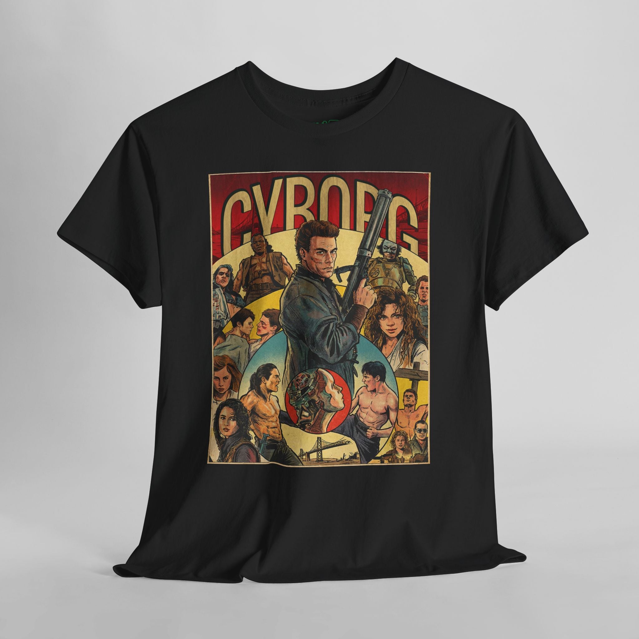 Cyborg Vintage Retro Comic Cover T-Shirt