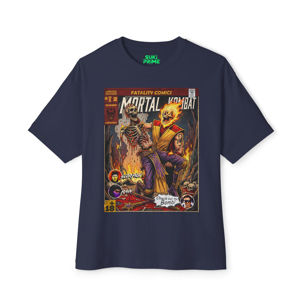 Scorpion Comic Cover Oversized T-Shirt