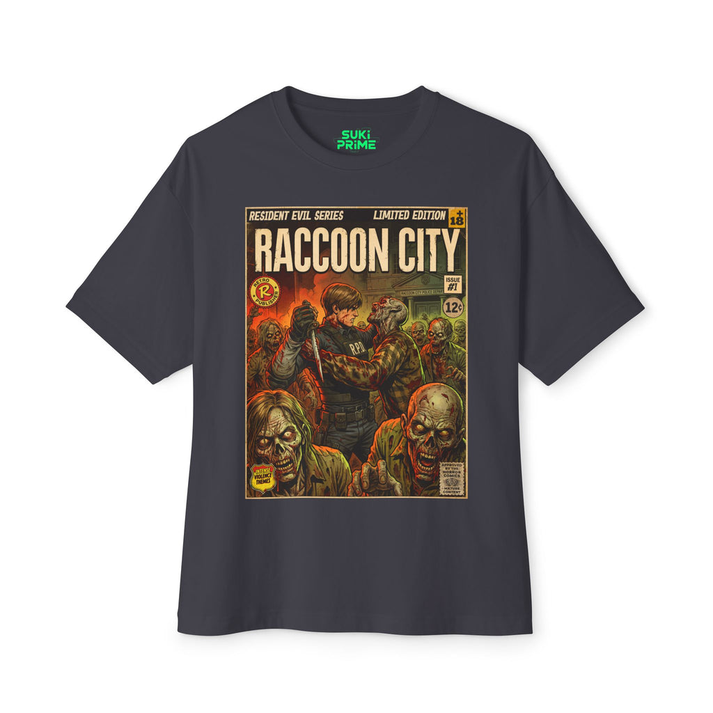 Resident Evil 2 Comic Cover Oversized T-Shirt